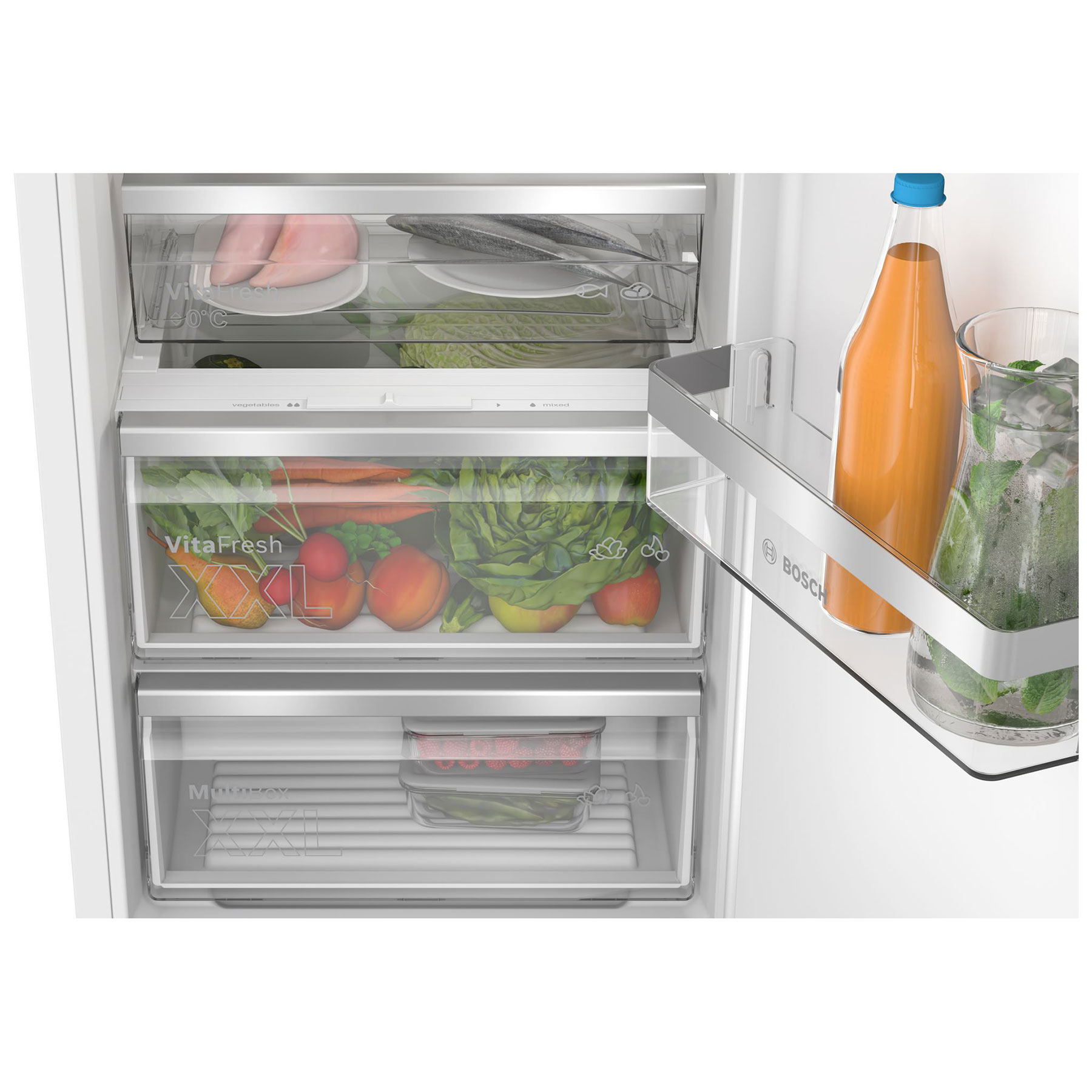 Bosch KIR81ADD0G Series 6 177cm High Integrated Upright Fridge 56cm Wi, photo 4