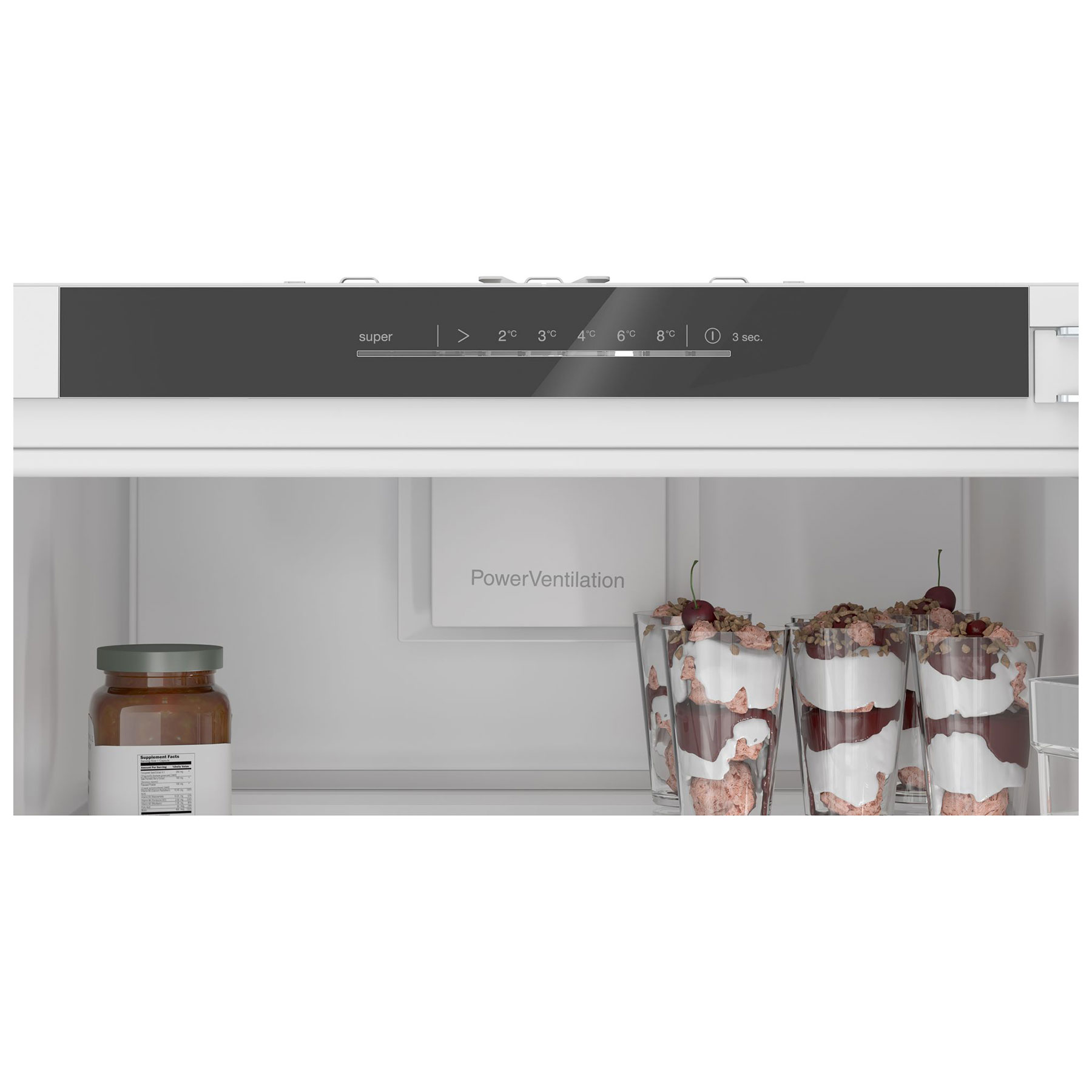 Bosch KIR81VFE0G Series 4 177cm High Integrated Upright Fridge 54cm Wi, photo 2