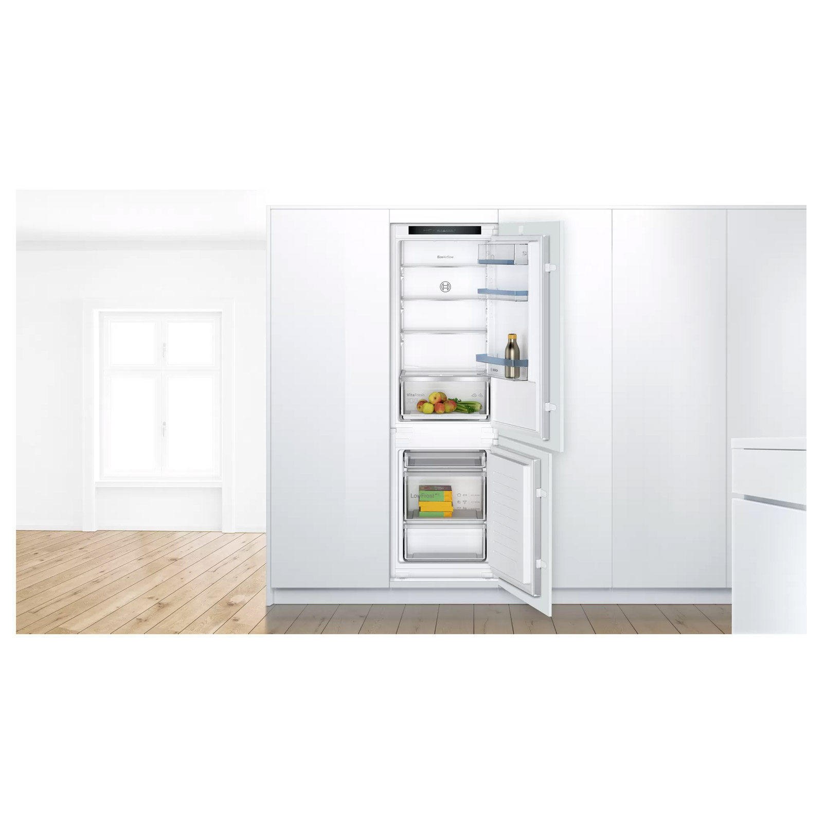 Bosch KIV86VSE0G Series 4 Integrated 60 40 Fridge Freezer 177cm High, photo 2