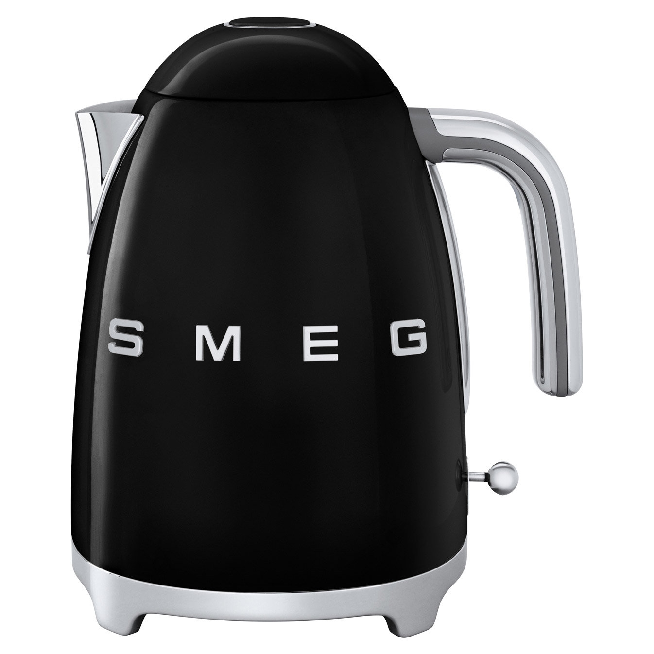 Image of Smeg KLF03BLUK Retro Style Cordless Kettle in Black 1 7L 3kW