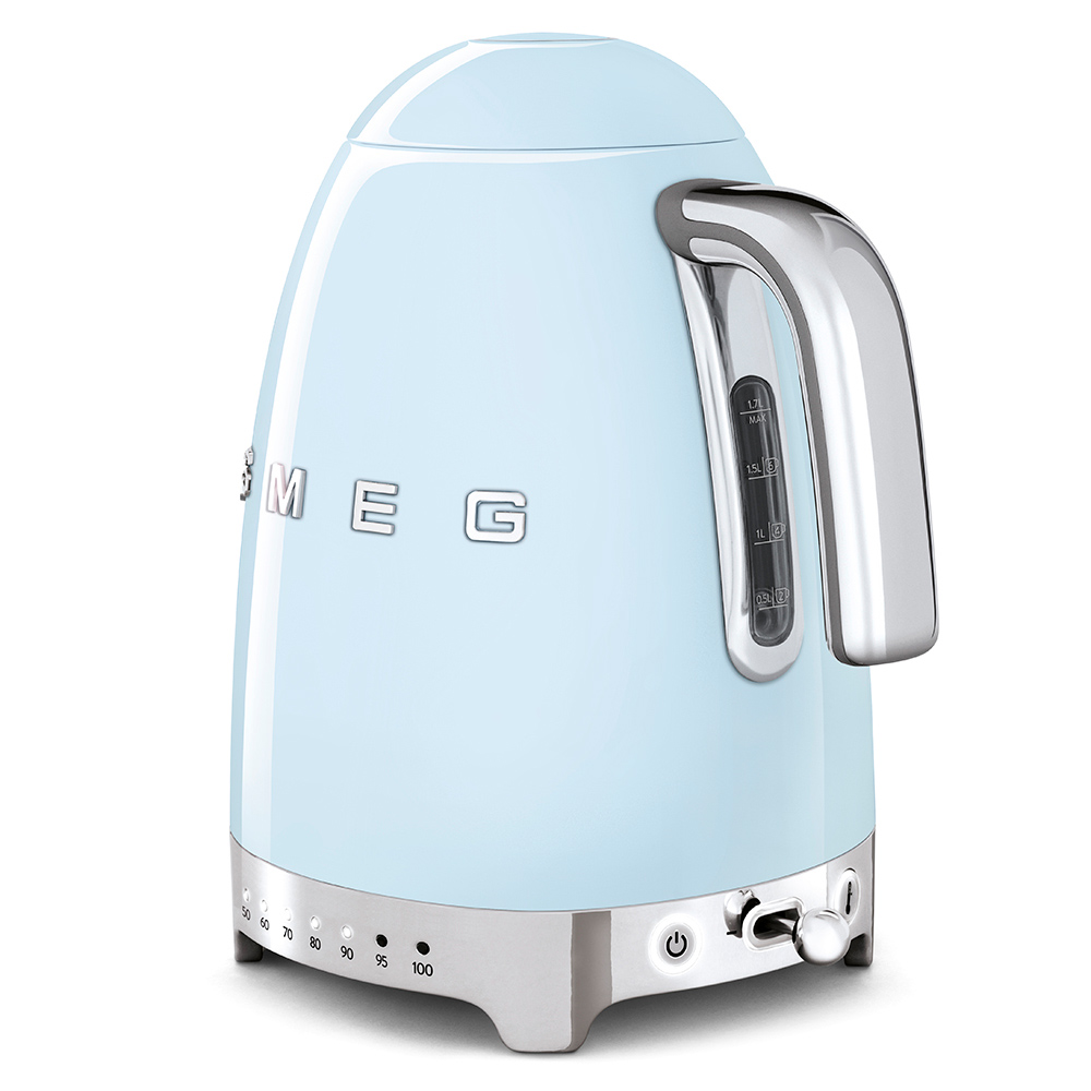 Smeg KLF04PBUK 50 s Style Variable Temperature Kettle Pastel Blue, photo 3