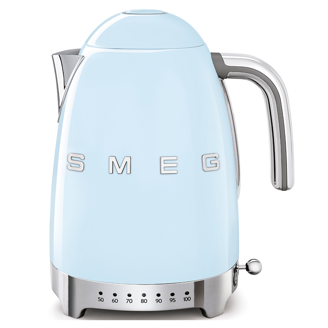 Smeg KLF04PBUK 50 s Style Variable Temperature Kettle Pastel Blue