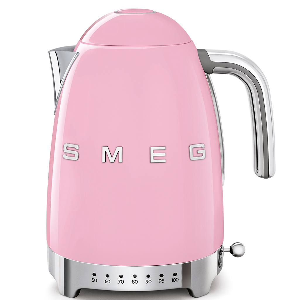 Smeg KLF04PKUK 50 s Style Variable Temperature Kettle Pink