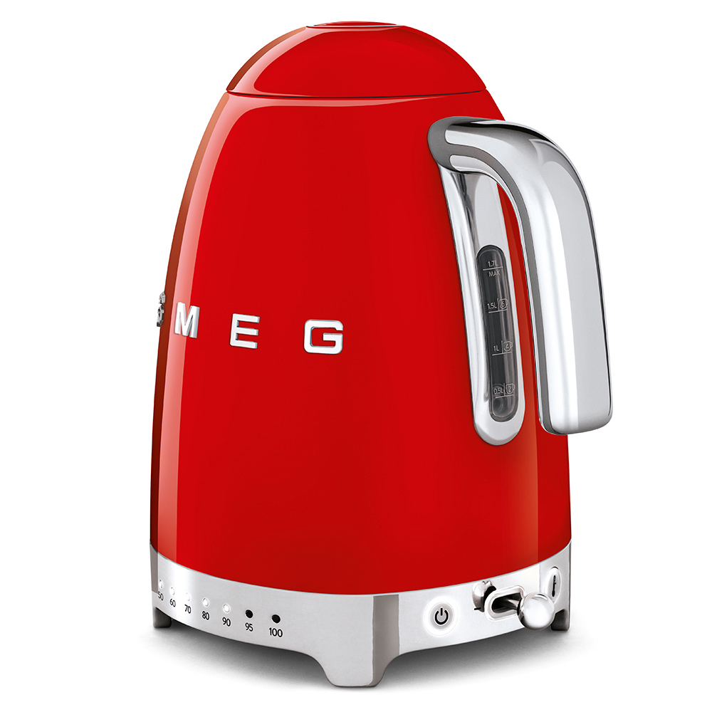 Smeg KLF04RDUK 50 s Style Variable Temperature Kettle Red, photo 3