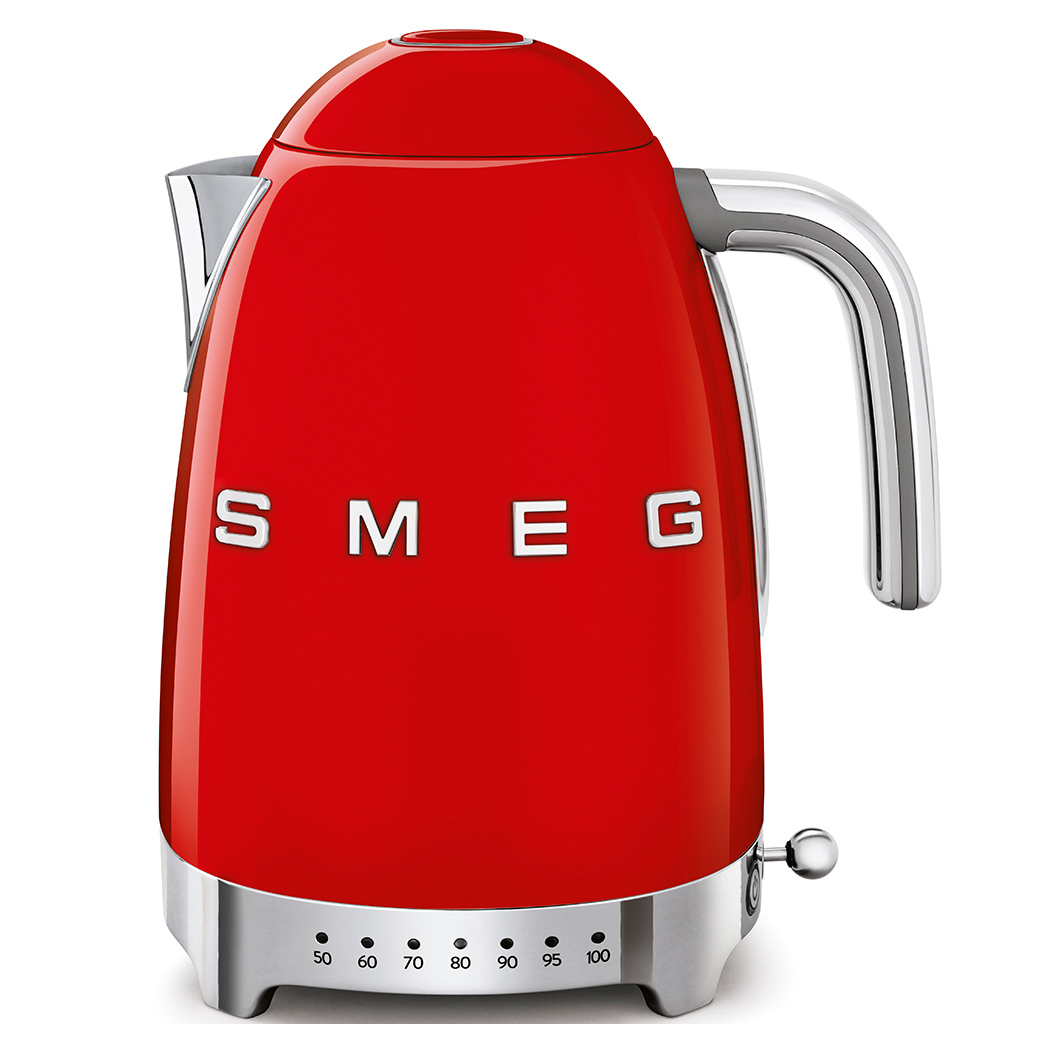Smeg KLF04RDUK 50 s Style Variable Temperature Kettle Red
