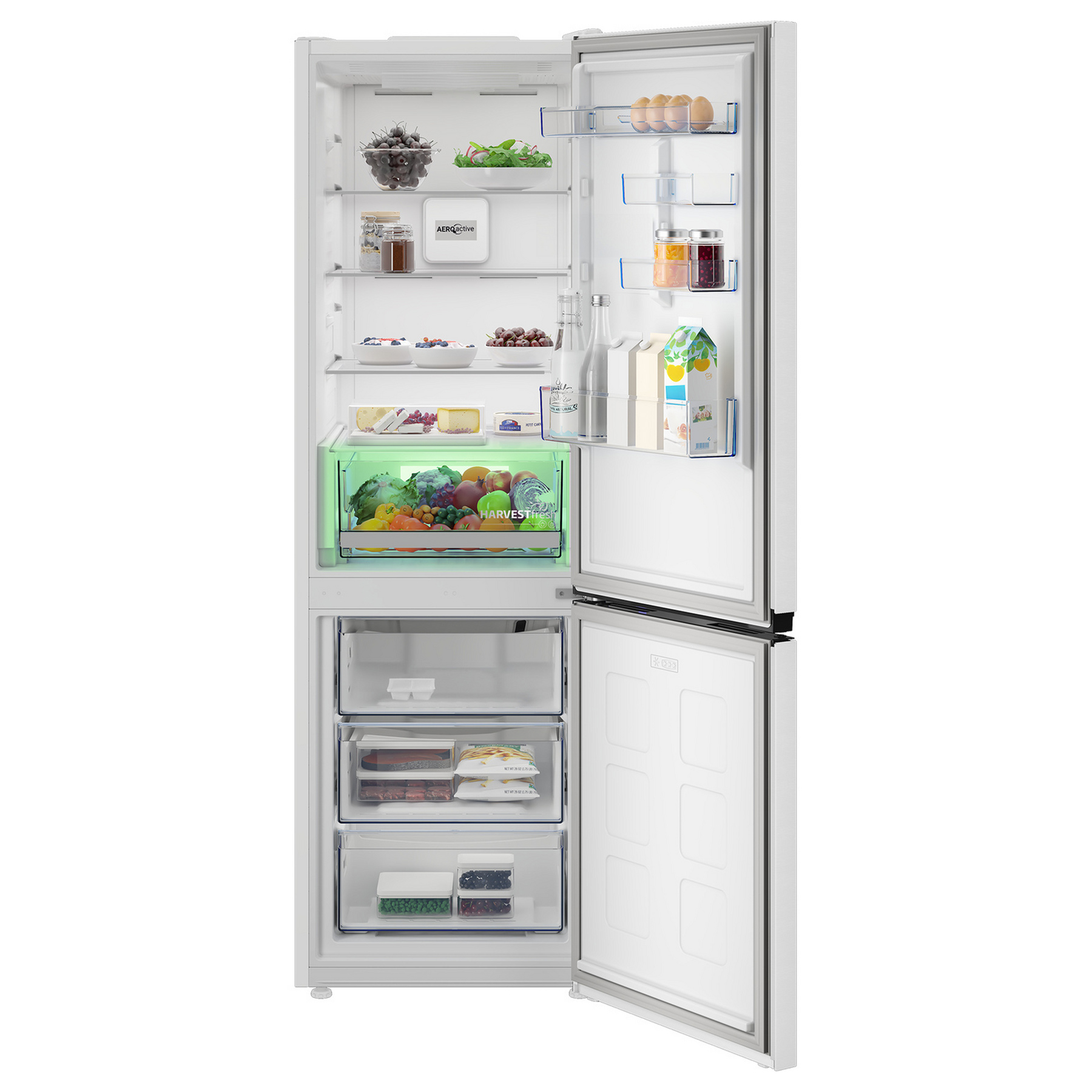 Blomberg KNE24686VW 187cm High 60 40 Frost Free Fridge Freezer in Whit, photo 2