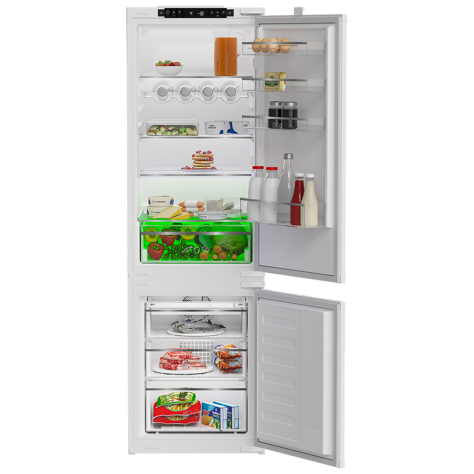 Blomberg KNE4554EVI Integrated 70 30 Frost Free Fridge Freezer 177cm H, photo 2
