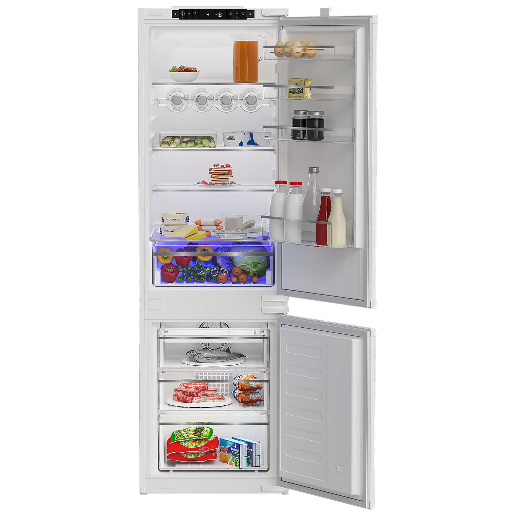 Blomberg KNE4554EVI Integrated 70 30 Frost Free Fridge Freezer 177cm H, photo 3