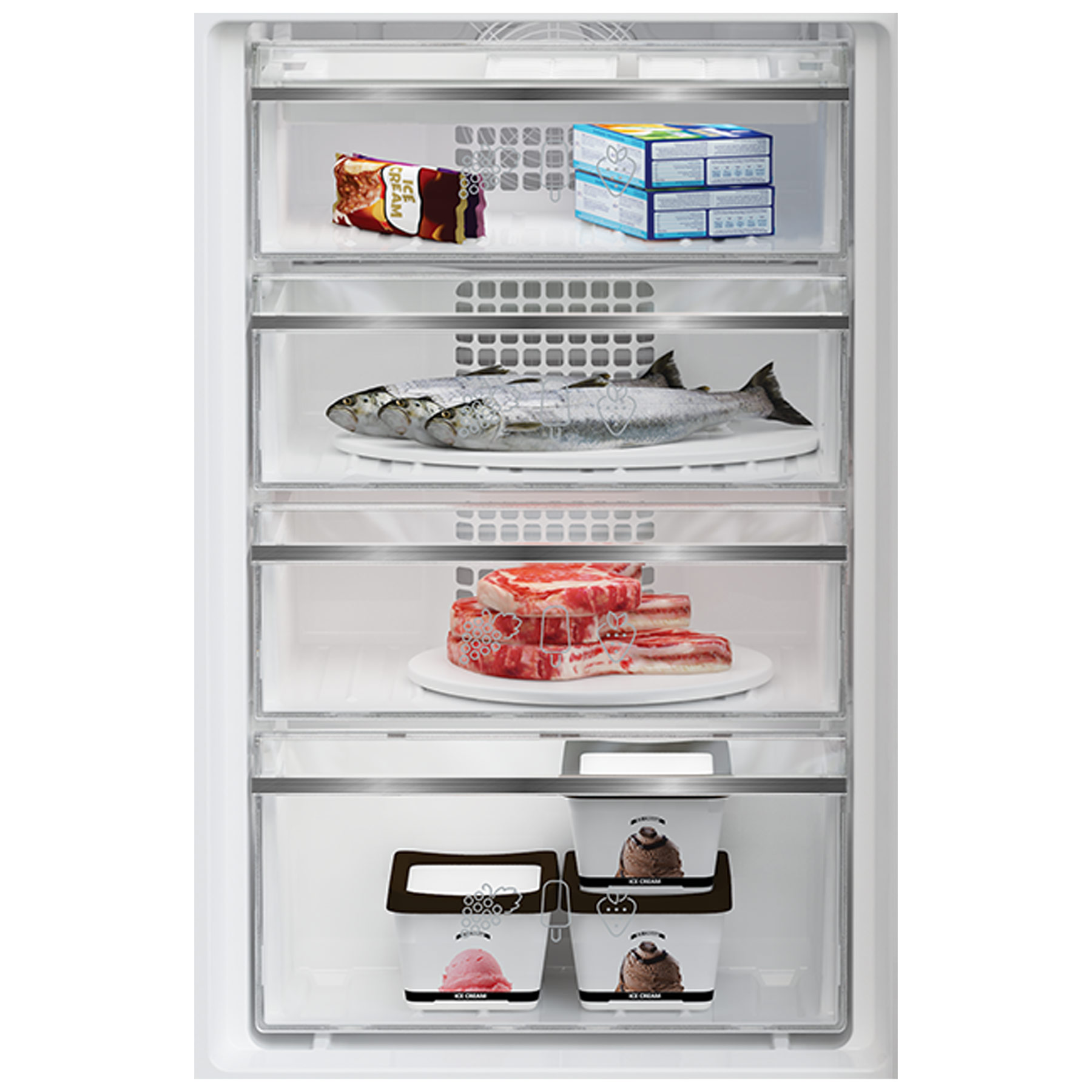 Blomberg KNE4564EVI Integrated 50 50 Frost Free Fridge Freezer 177cm H, photo 4
