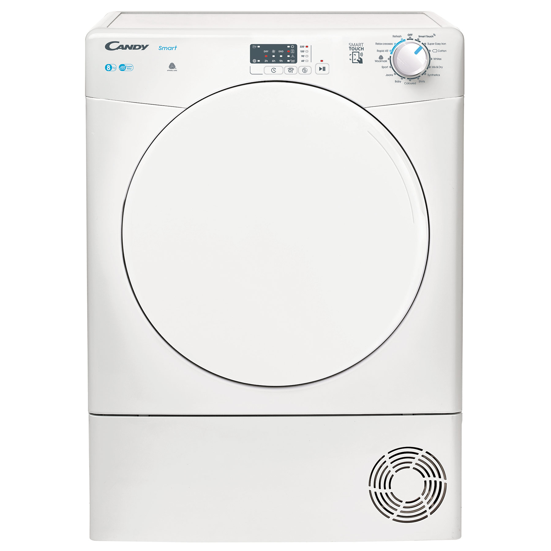 Candy KSEC8LF 8kg Condenser Tumble Dryer in White Sensor NFC B Rated