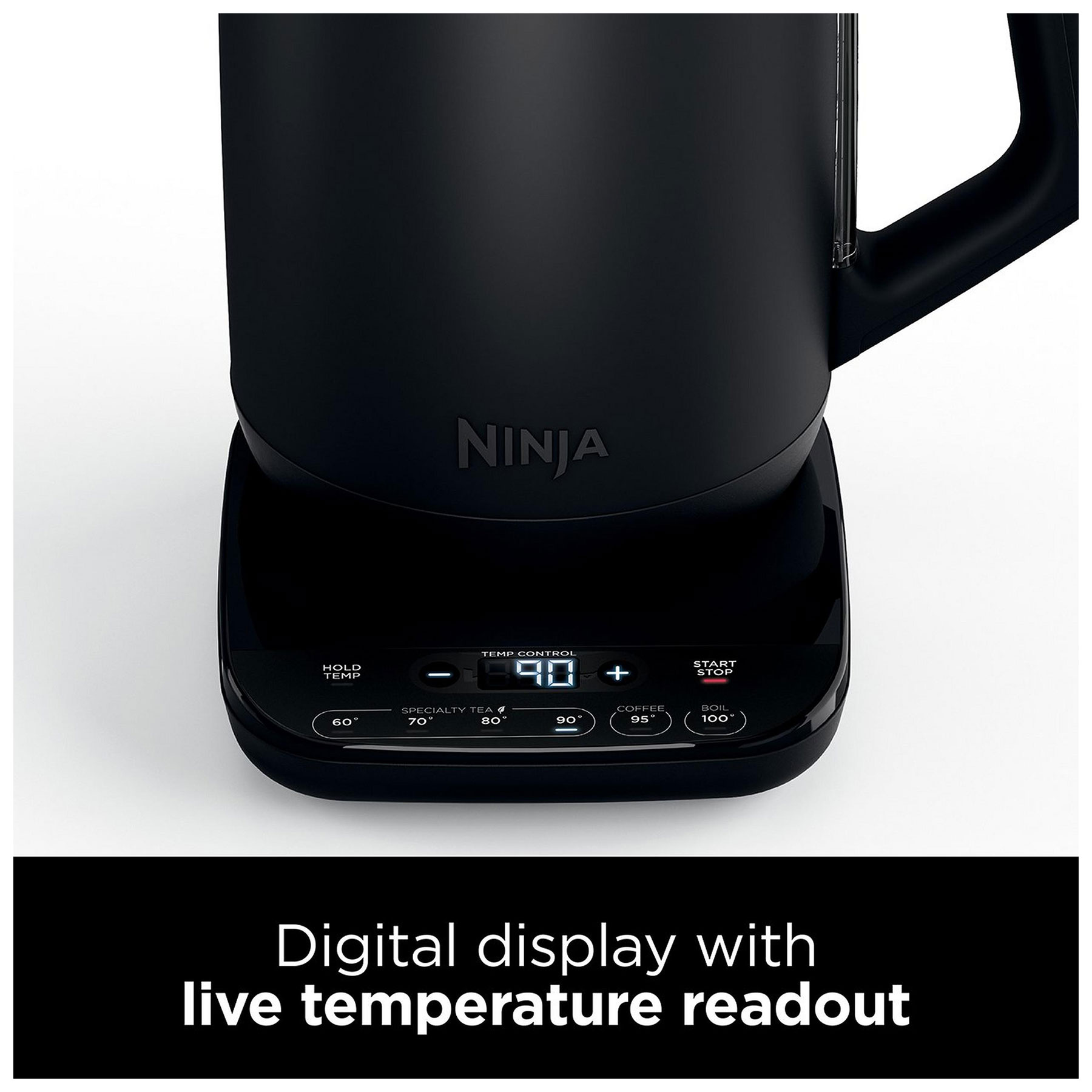 Ninja Perfect Temperature Kettle, Rapid Boil – in Black | KT200UK | by SharkNinja, photo 2