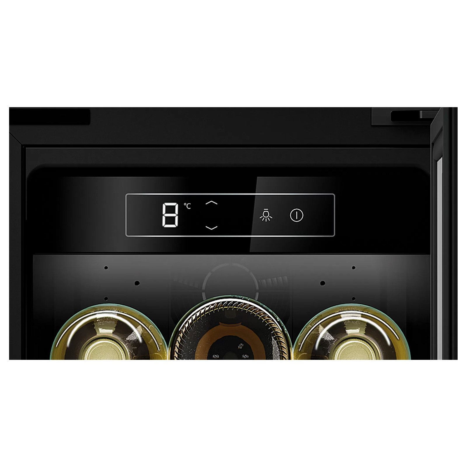 Neff KU9202HF0G N70 30cm Wide Built In Wine Cooler in Black 21 Bottles, photo 3