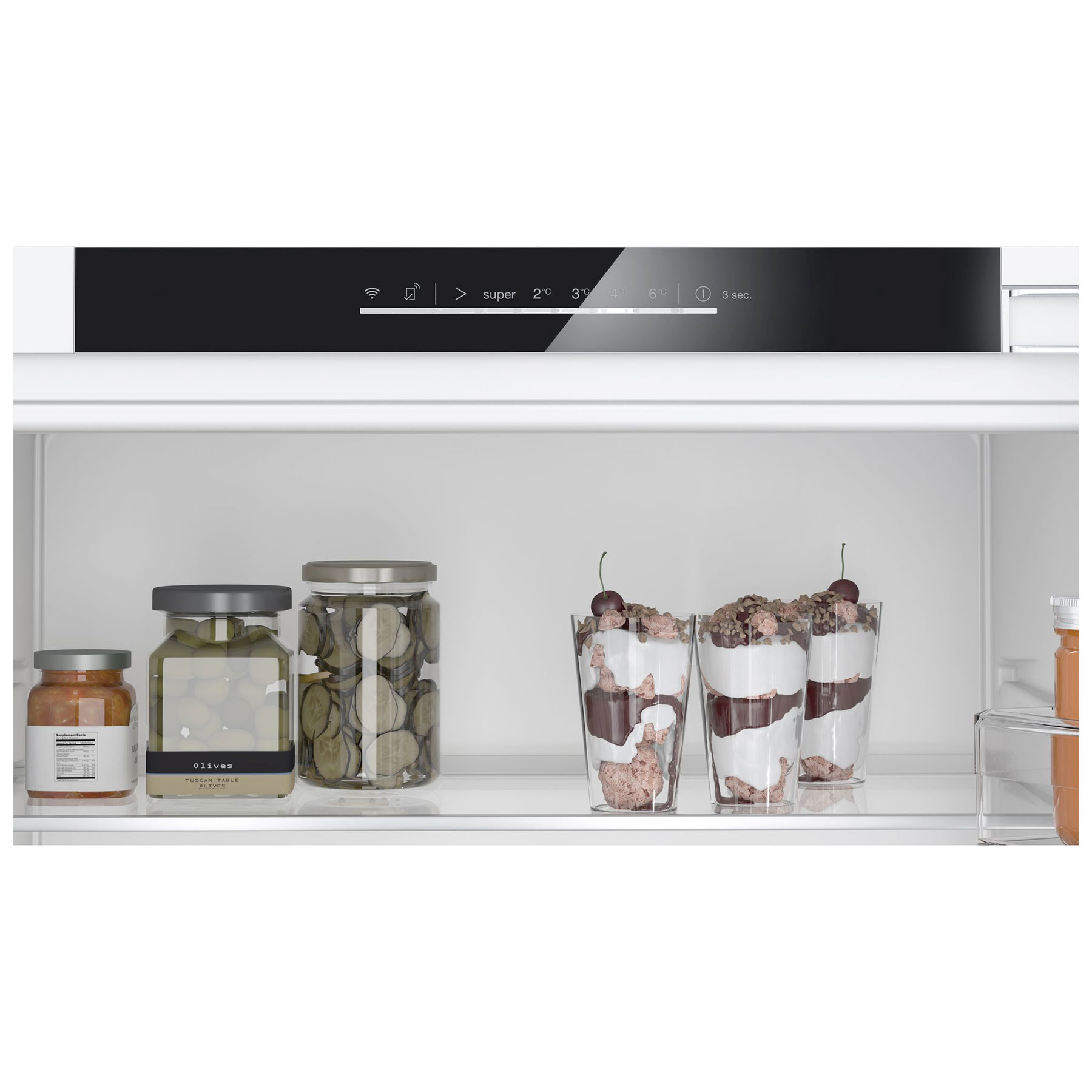 Bosch KUR21VFE0G Series 4 88cm High Integrated Undercounter Fridge 60c, photo 2