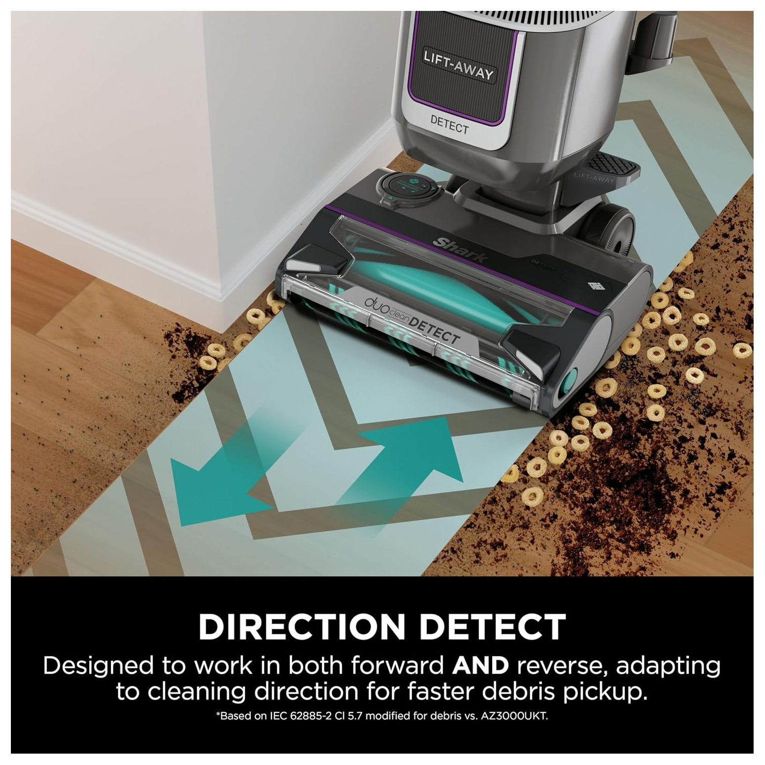 Shark LA450UKT Detect Pet Pro Upright Corded Vacuum Graphite Grey, photo 4