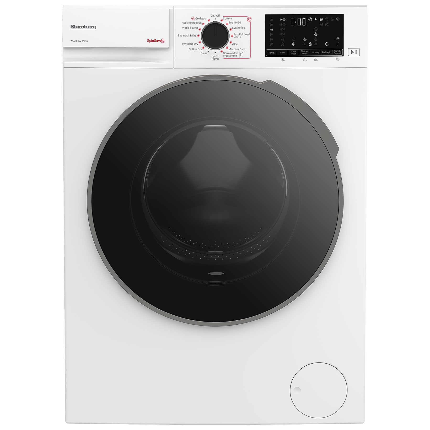 Blomberg LRF854311W Washer Dryer in White 1400 Spin 8kg 5kg D Rated
