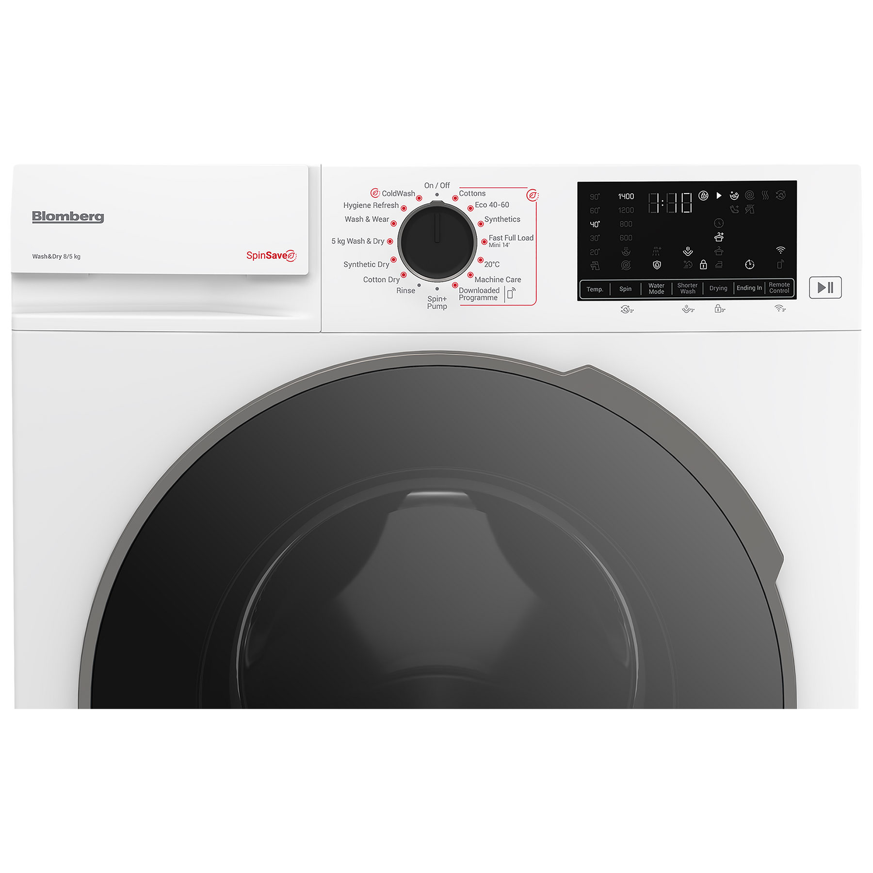 Blomberg LRF854311W Washer Dryer in White 1400 Spin 8kg 5kg D Rated, photo 5