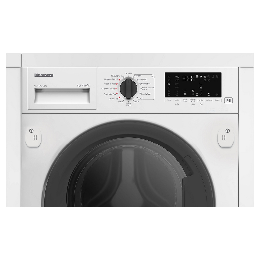 Blomberg LRI1854111 Integrated Washer Dryer 1400 Spin 8kg 5kg D Rated, photo 2