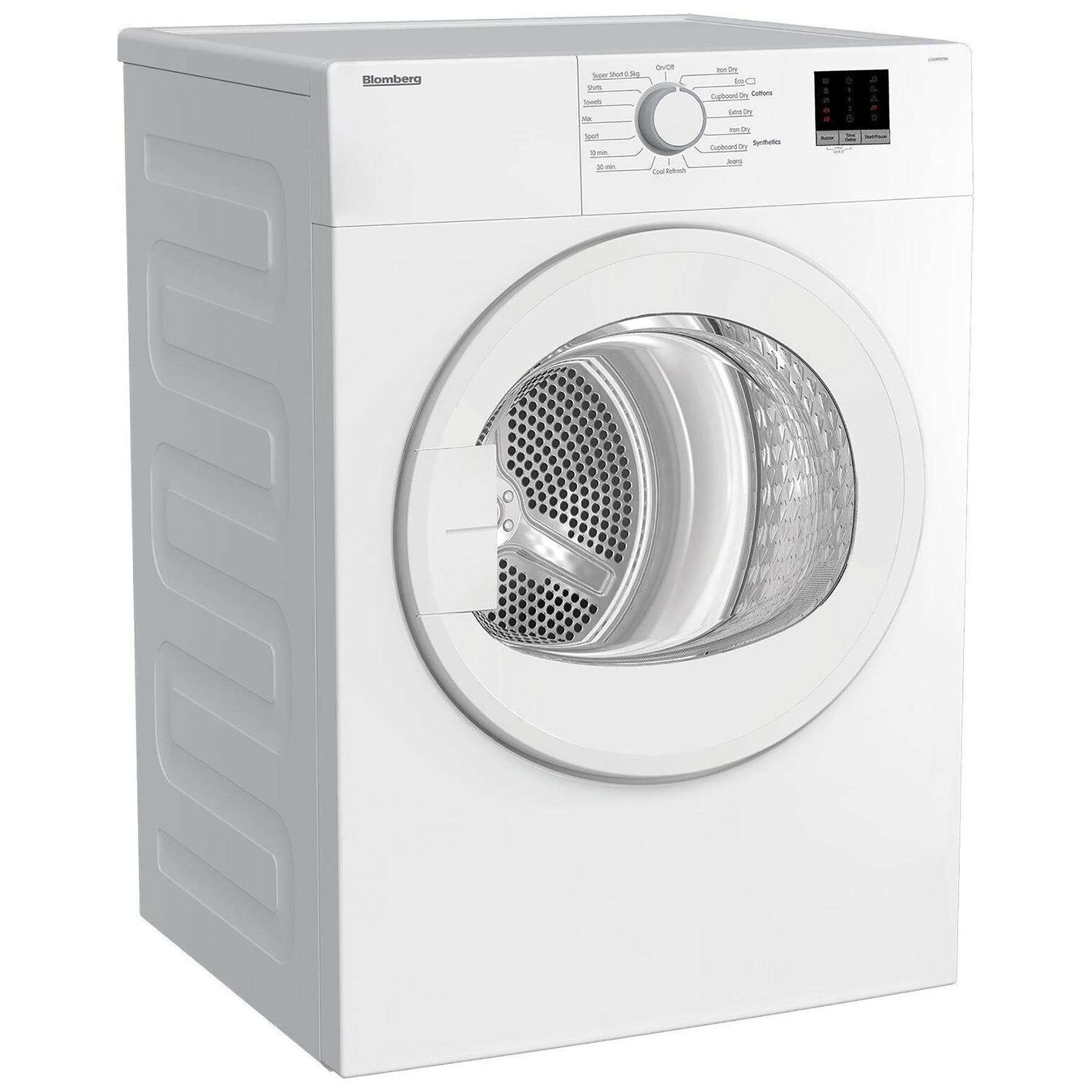 Blomberg LTA09020W 9kg Vented Dryer in White C Rated Sensor Drying, photo 2