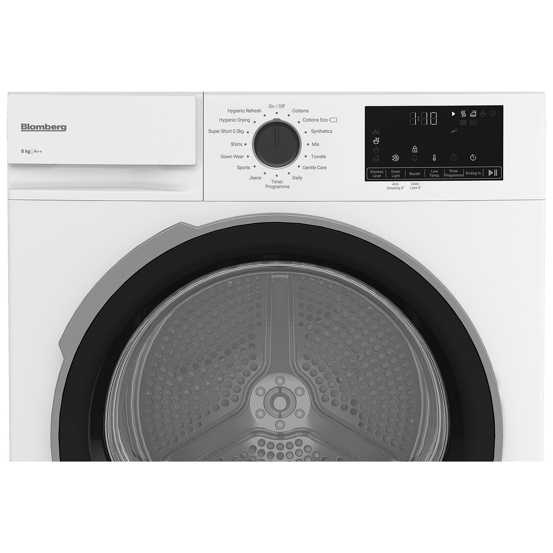 Blomberg LTA18320W 8kg Heat Pump Condenser Dryer White A Rated Sensor, photo 4