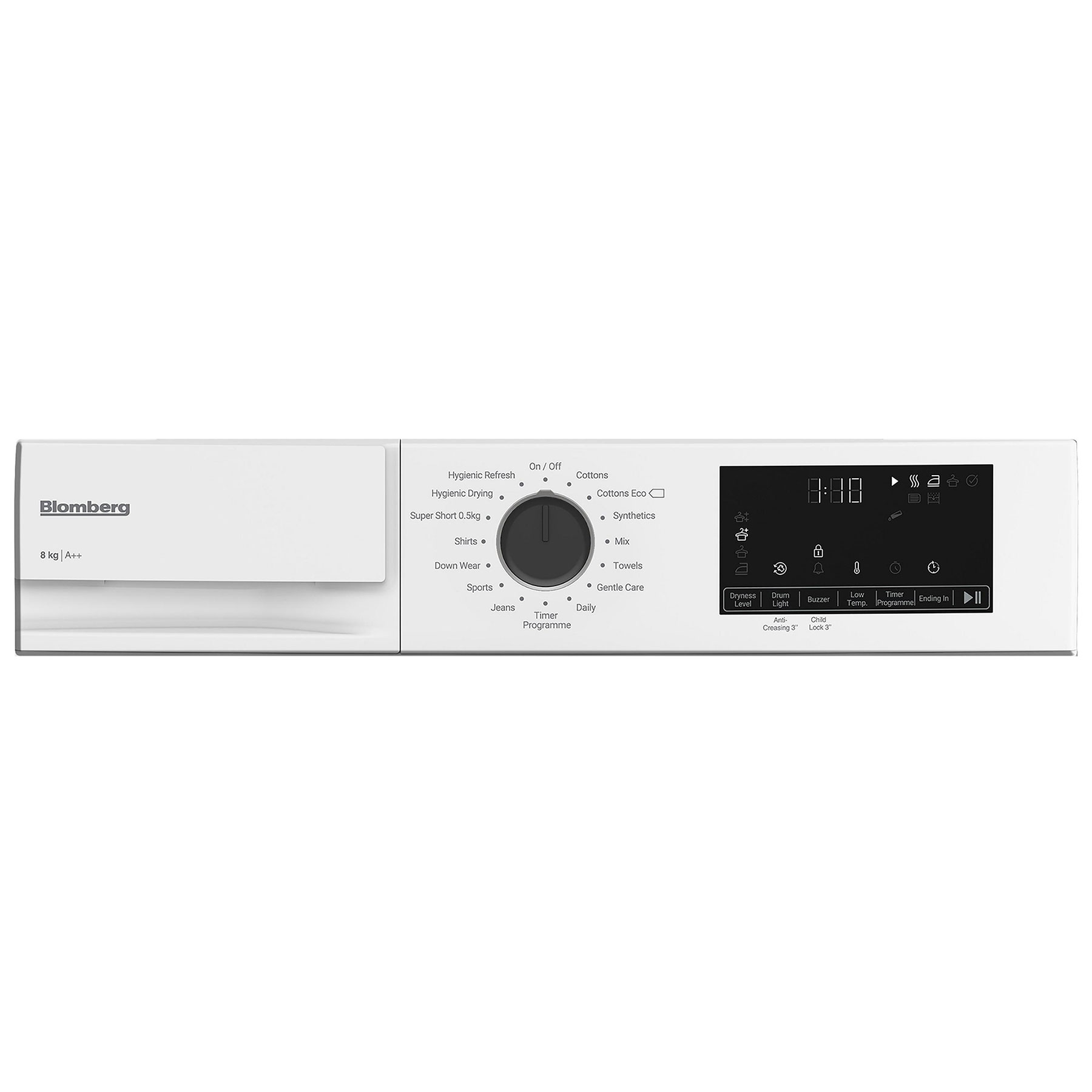 Blomberg LTA18320W 8kg Heat Pump Condenser Dryer White A Rated Sensor, photo 5