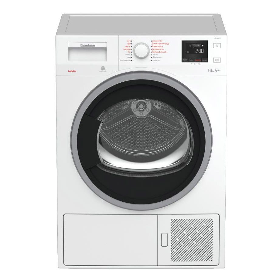 Blomberg LTH3842W 8kg Heat Pump Condenser Dryer White A Rated Sensor