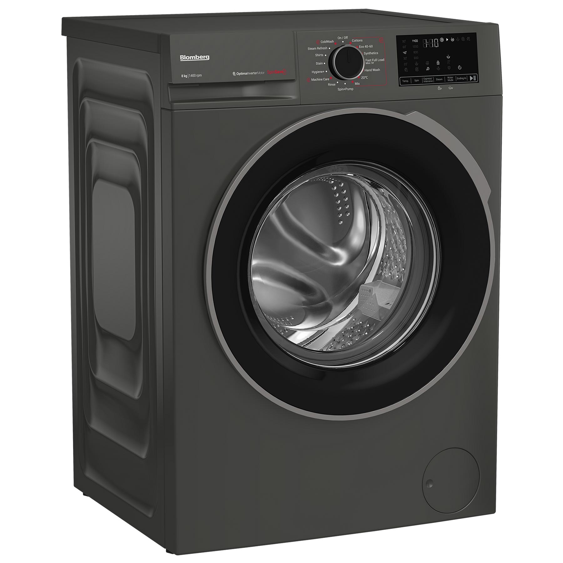 Blomberg LWA18461G 8kg 1400 Spin Washing Machine in Graphite A Rated S, photo 4