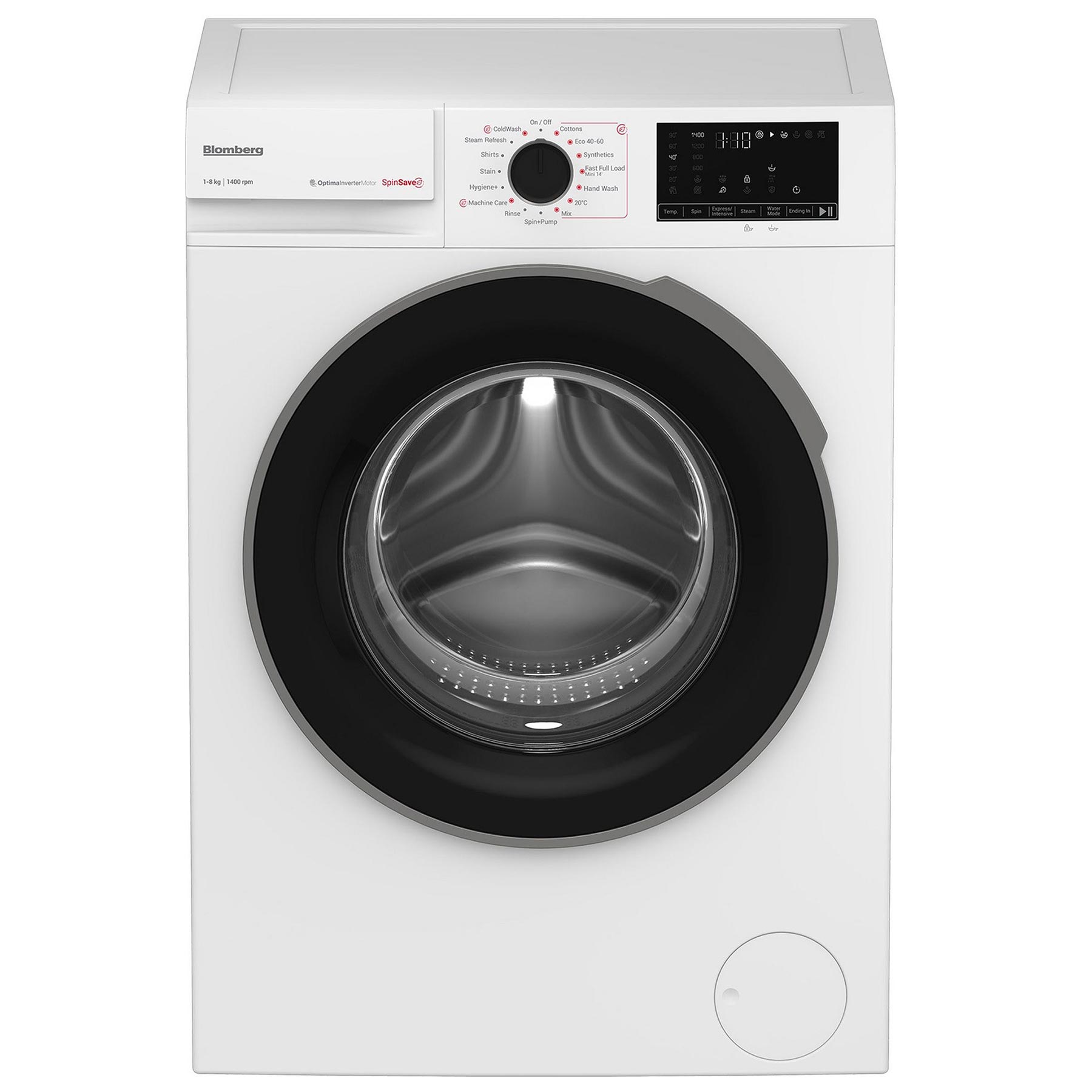 Blomberg LWA18461W 8kg 1400 Spin Washing Machine in White A Rated Stea
