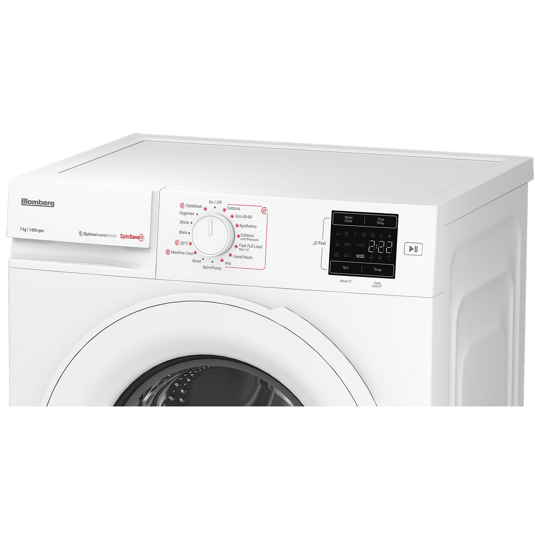 Blomberg LWA27461W 7kg 1400 Spin Washing Machine in White A Rated Stea, photo 5
