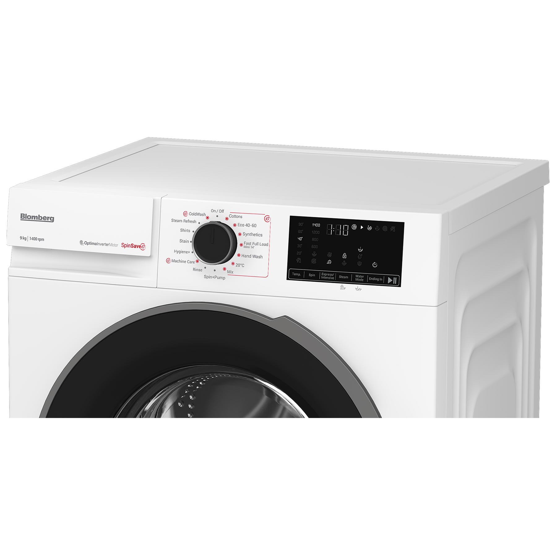 Blomberg LWA29461W 9kg 1400 Spin Washing Machine in White A Rated Stea, photo 5