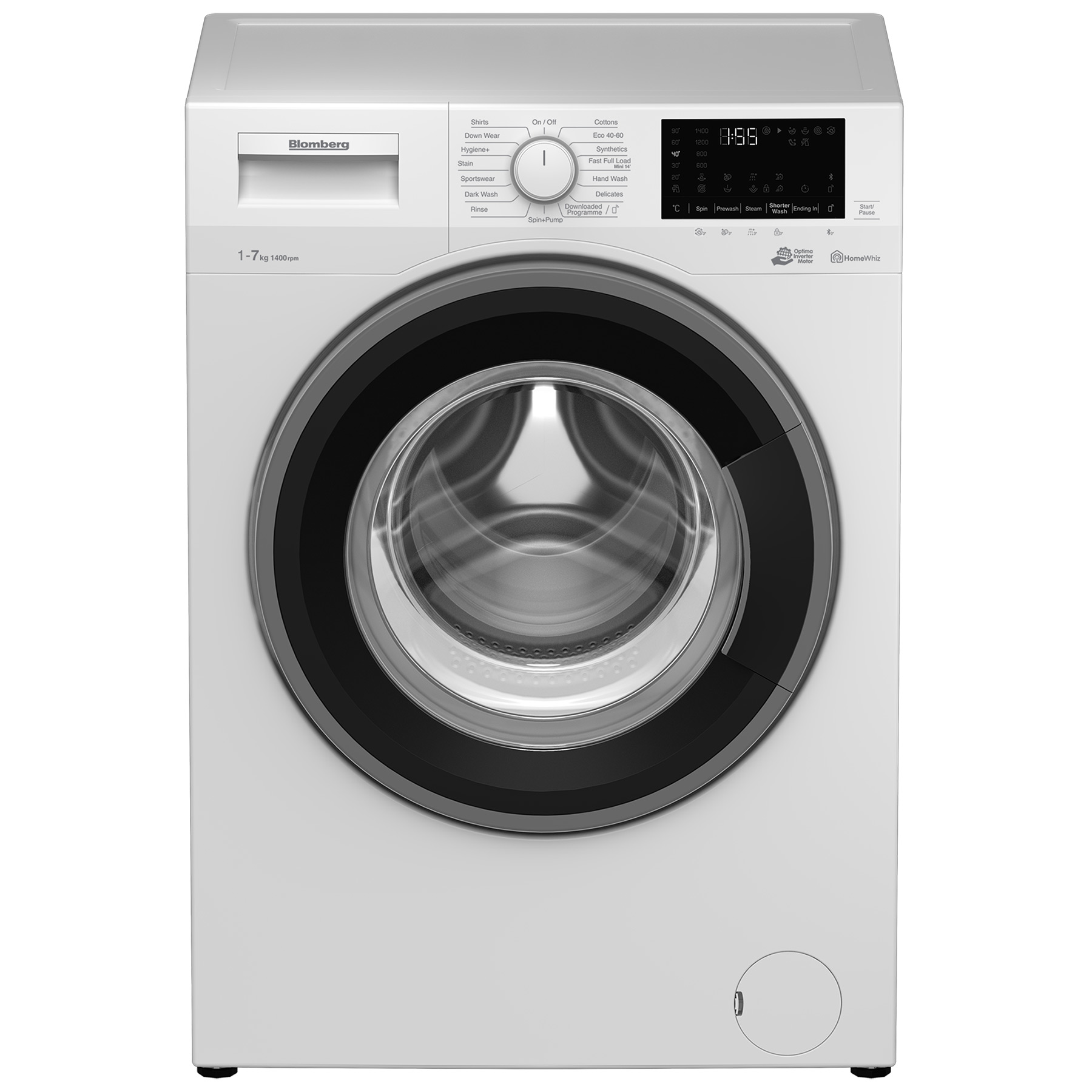 Image of Blomberg LWF174310W Washing Machine in White 1400rpm 7kg D Rated 3yr G