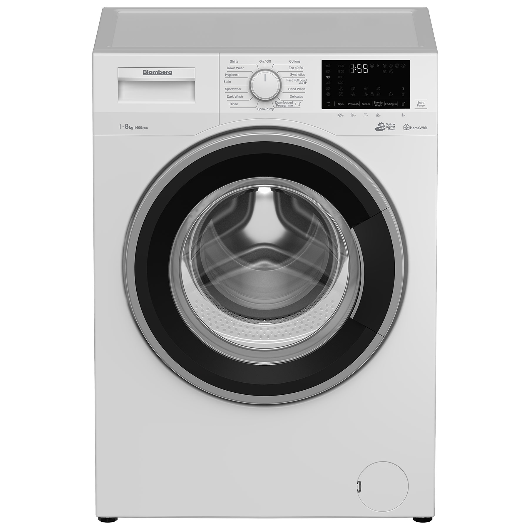 Image of Blomberg LWF184610W Washing Machine in White 1400rpm 8kg A Rated 3yr G