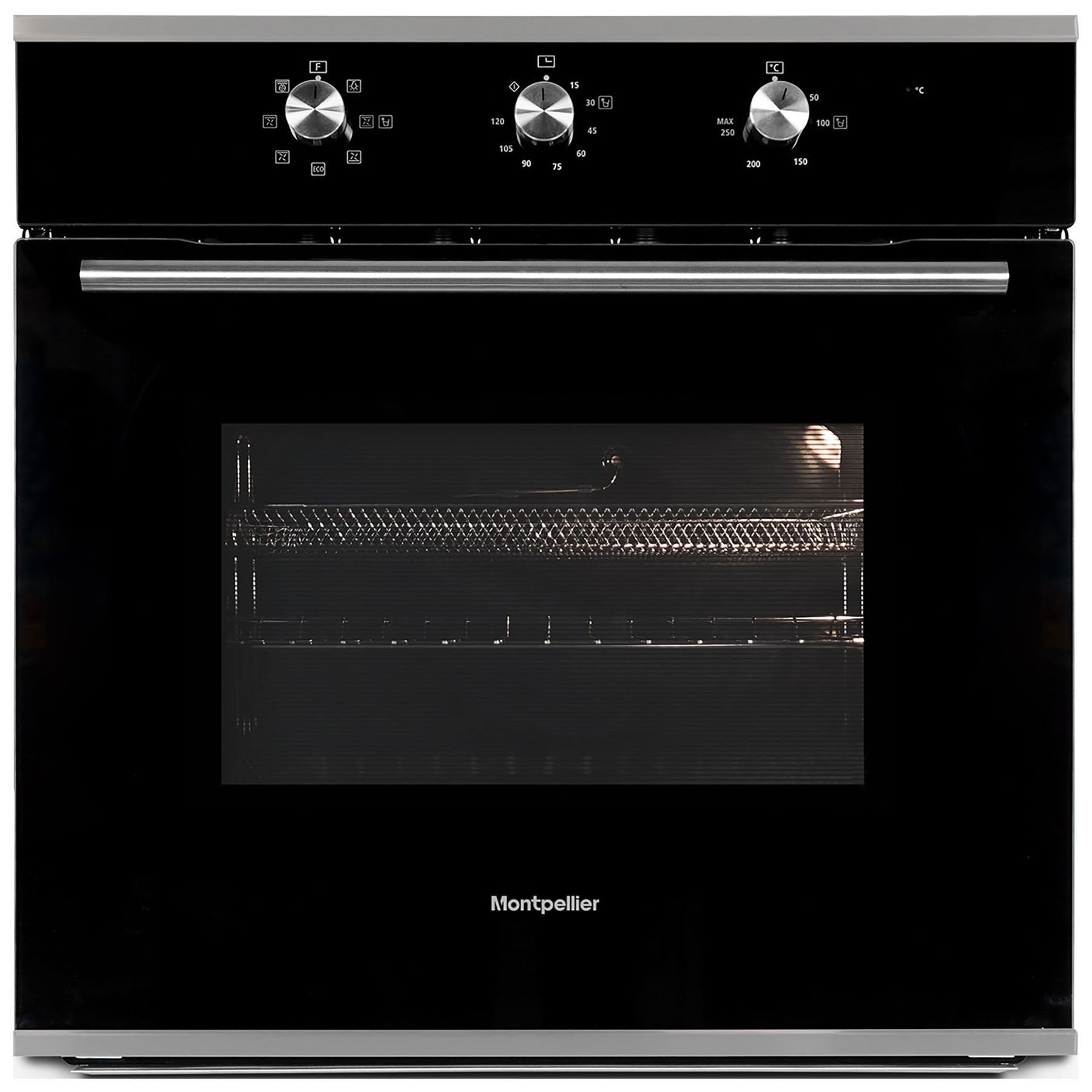 Montpellier MAFSO60SS Built In Electric Single Oven in Stainless Steel