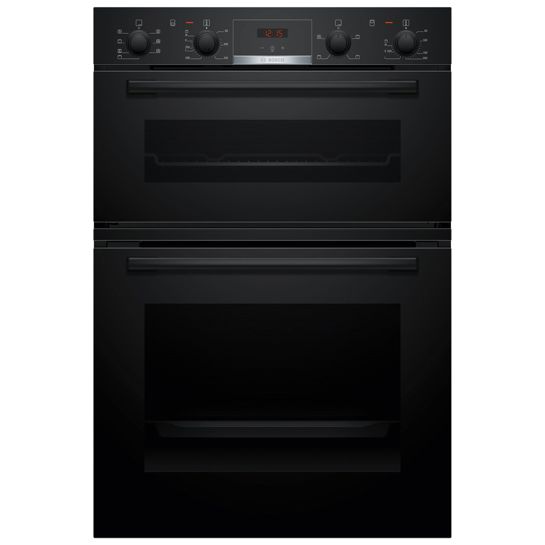 Bosch MBA533BB3B Series 4 Built In Hot Air Double Oven in Black