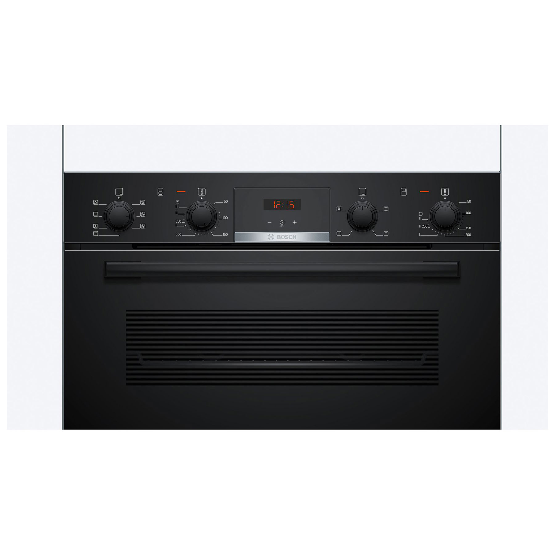 Bosch MBA533BB3B Series 4 Built In Hot Air Double Oven in Black, photo 2