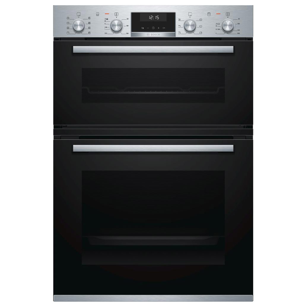 Image of Bosch MBA5350S0B Series 6 Built In Electric Double Oven in Brushed Ste