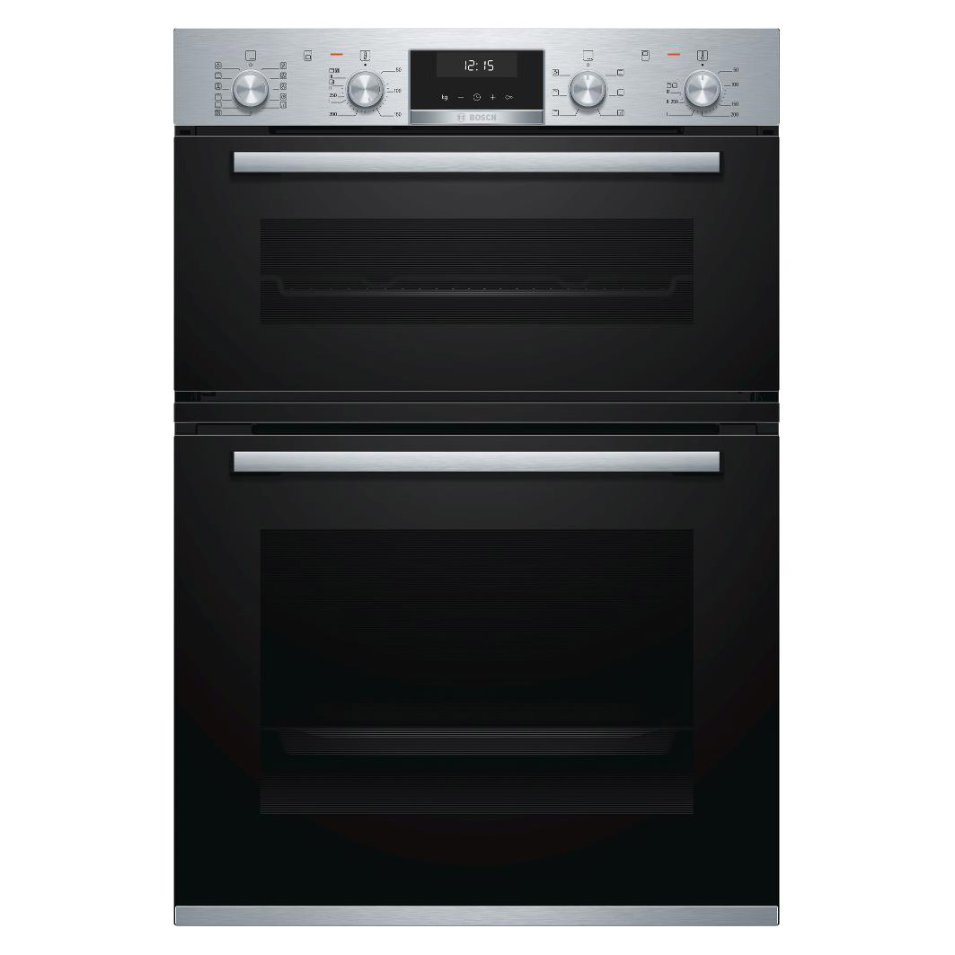 Image of Bosch MBA5575S0B Series 6 Built In Electric Double Oven in Br Steel