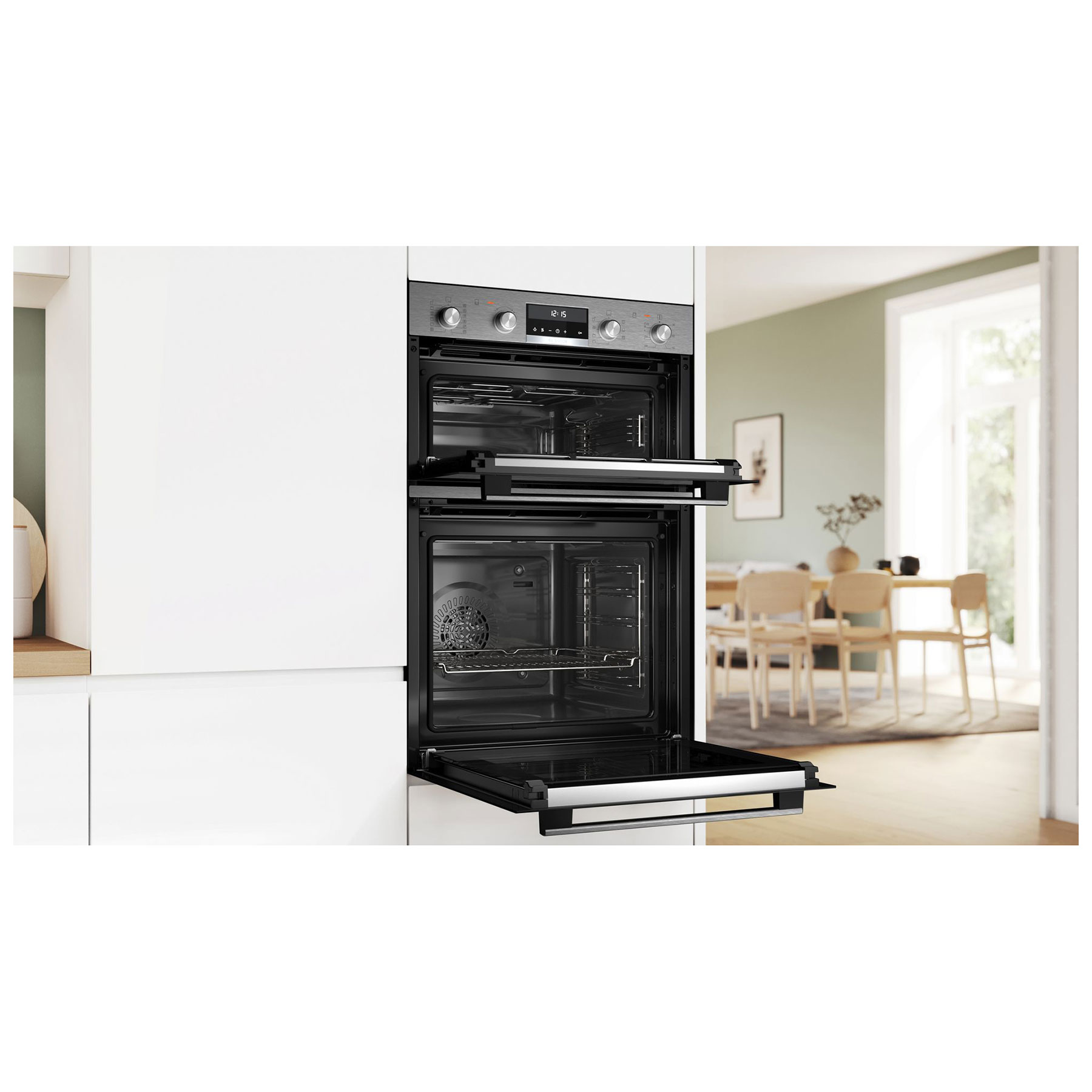 Bosch MBA578BS7B Series 6 Built In Electric Double Oven in Brushed Ste, photo 4