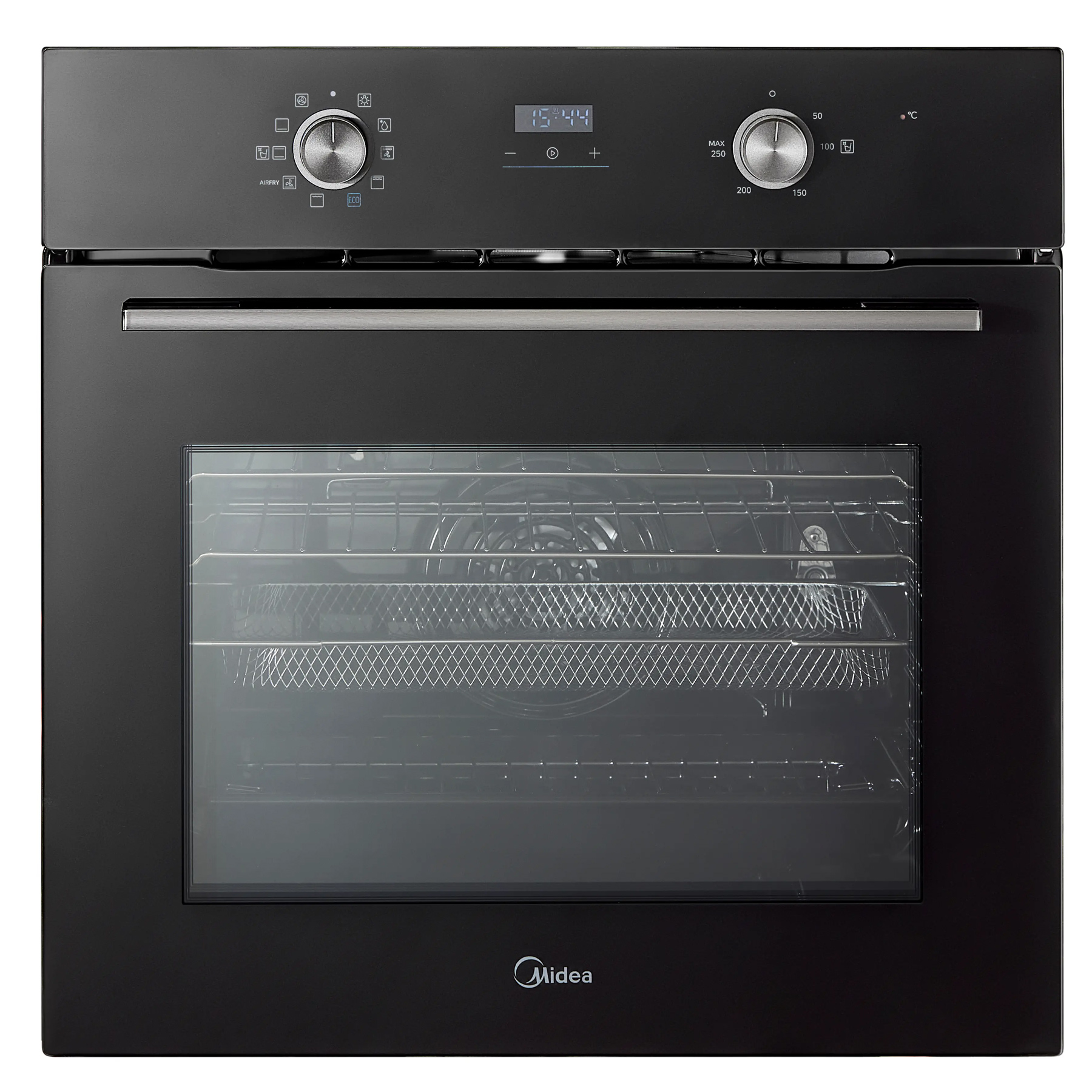 Midea MBO65M90D2BK Built In Electric Single Oven in Black 71L Xpress F