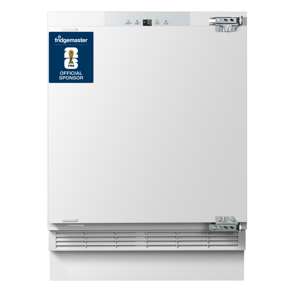 Fridgemaster MBUZ6097E 82cm High Integrated Undercounter Freezer 60cm