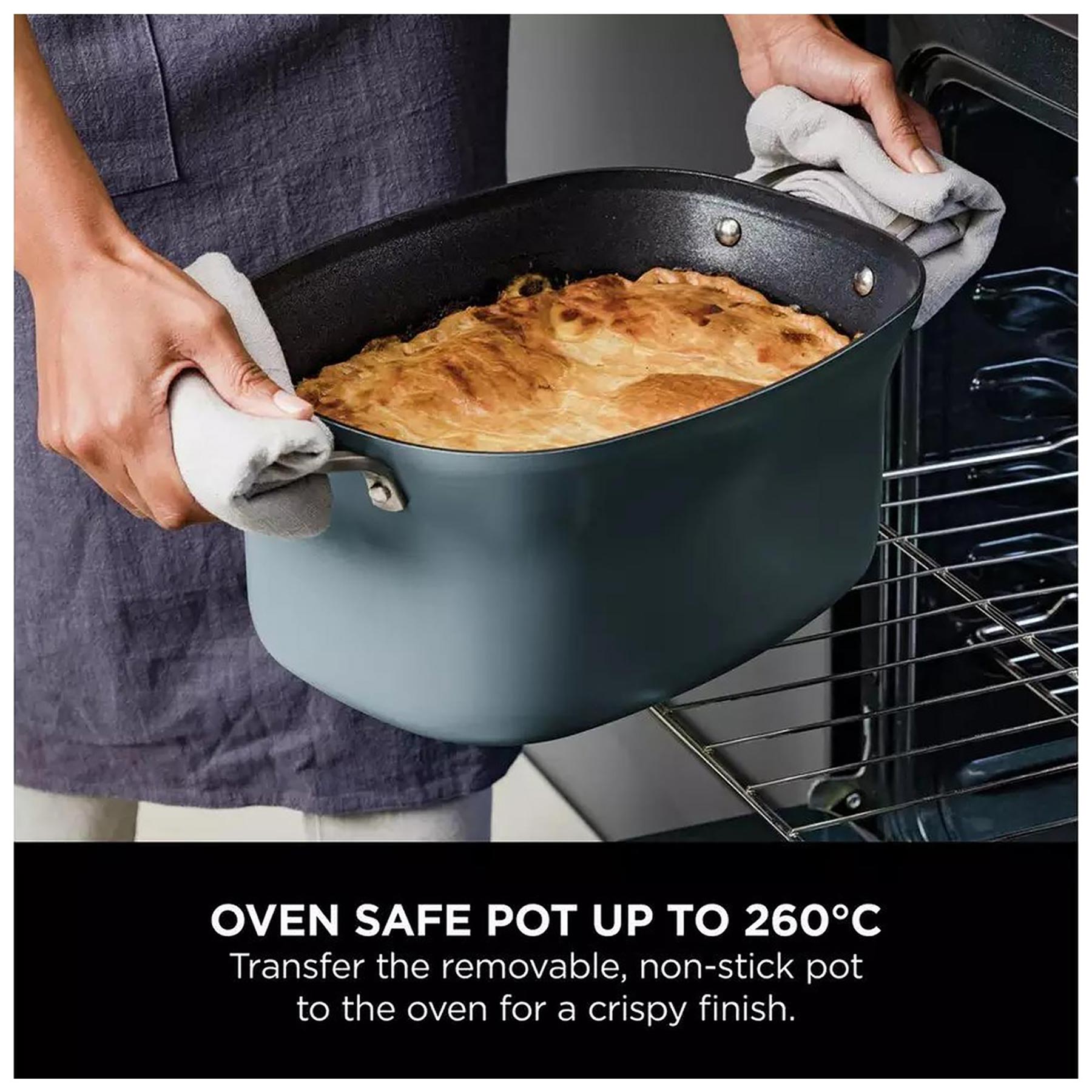 Ninja Foodi PossibleCooker 8-in-1 Multi-Cooker & Slow Cooker - Sea Salt Grey/Blue, MC1001UK, photo 5