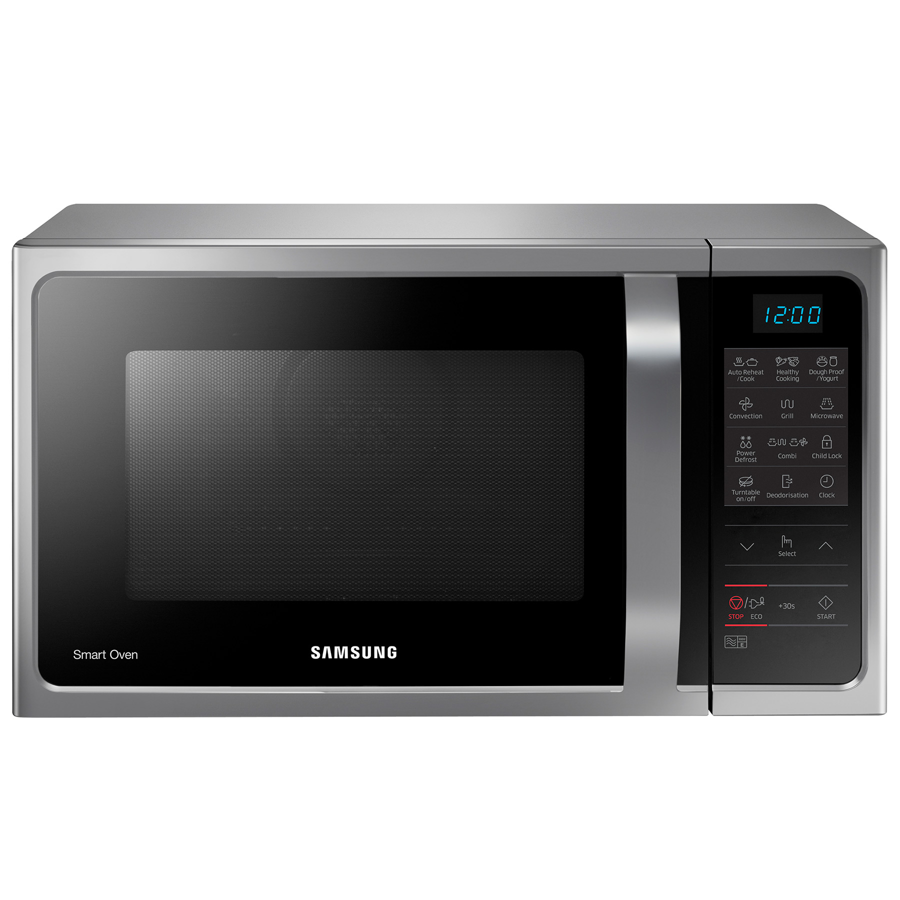 Image of Samsung MC28H5013AS Combination Microwave Oven in Silver 28 Litre 900W