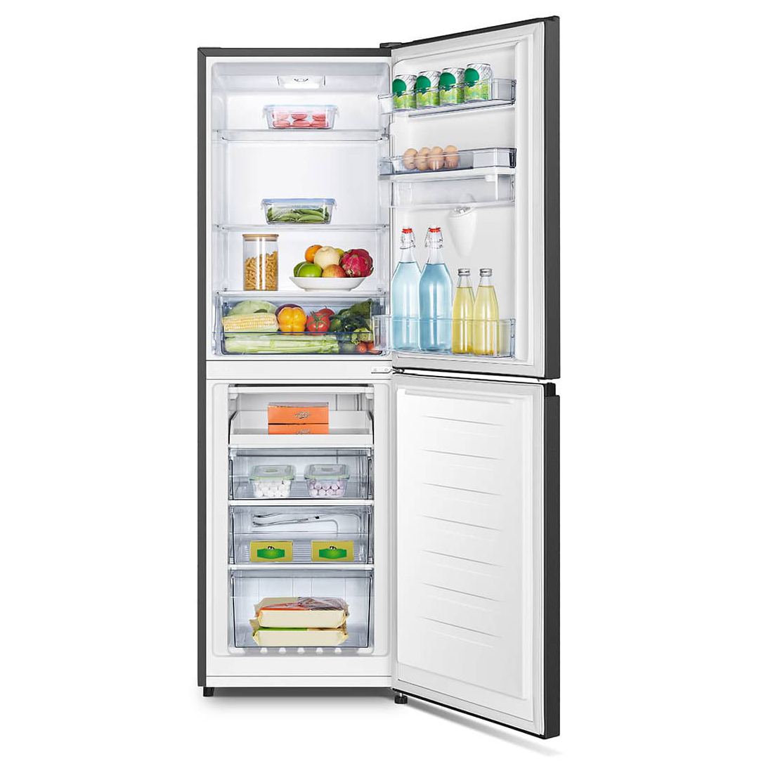 Fridgemaster MC55240DEB 175cm High 50 50 Fridge Freezer in Black with, photo 4
