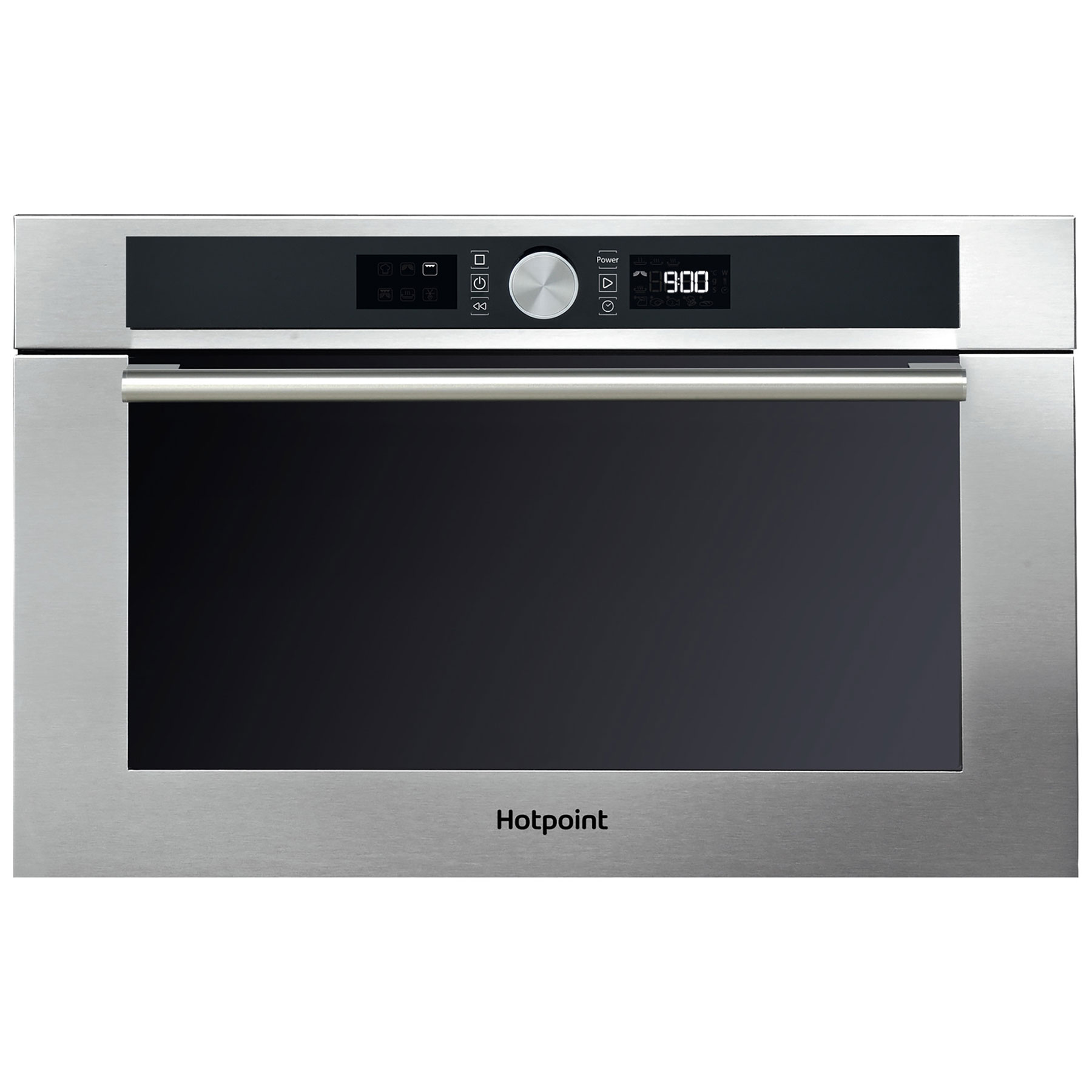 Image of Hotpoint MD454IXH Built In Microwave Oven Grill in St Steel 31L 1000W
