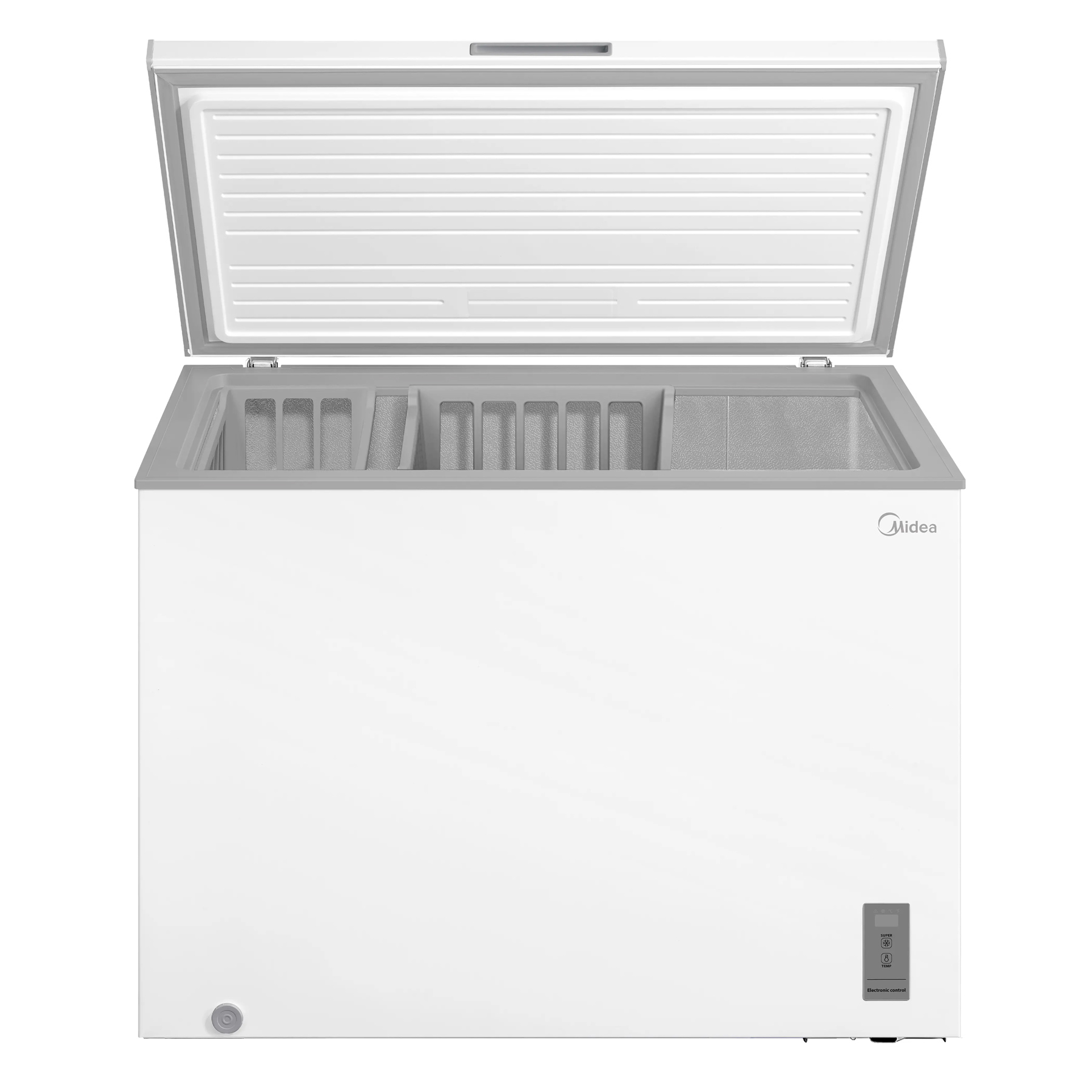 Midea MDRC411FZE01 106cm Chest Freezer in White 293 Litres 0 85m, photo 4