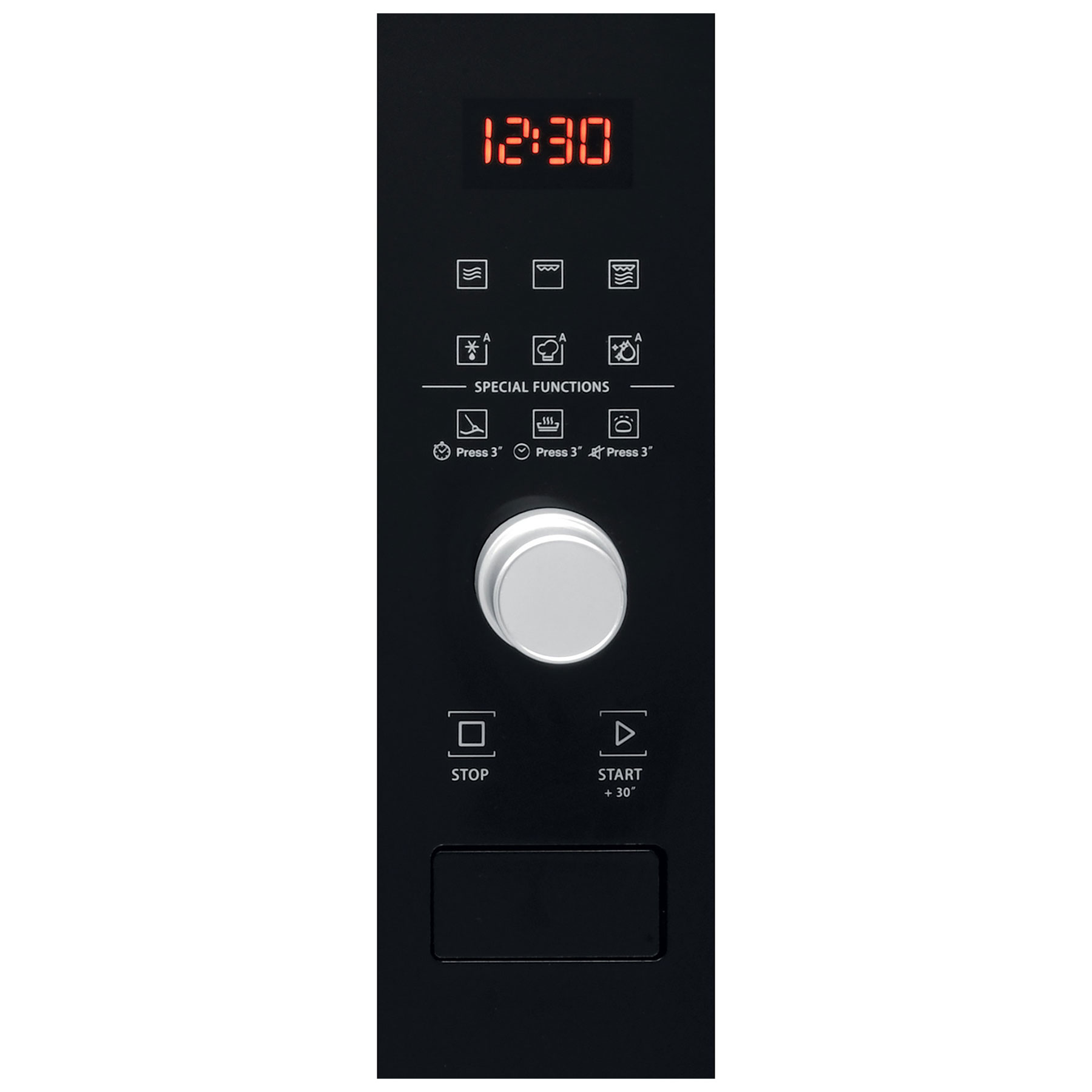 Hotpoint MF25GIXH Built In Microwave Oven Grill in St Steel 900W 25L, photo 2