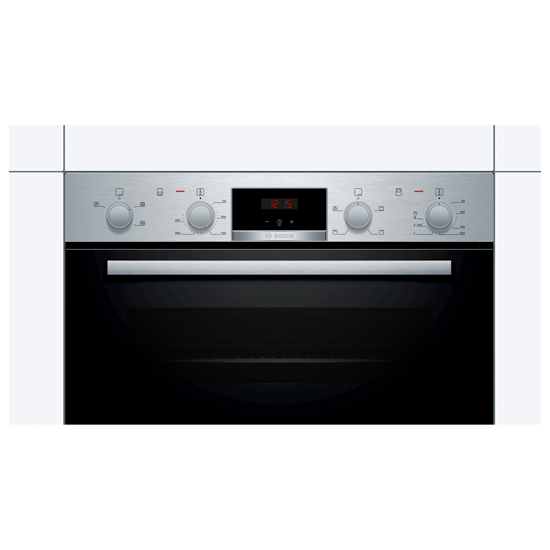 Bosch MHA133BR0B Series 2 Built In Double Oven in Brushed Steel, photo 4