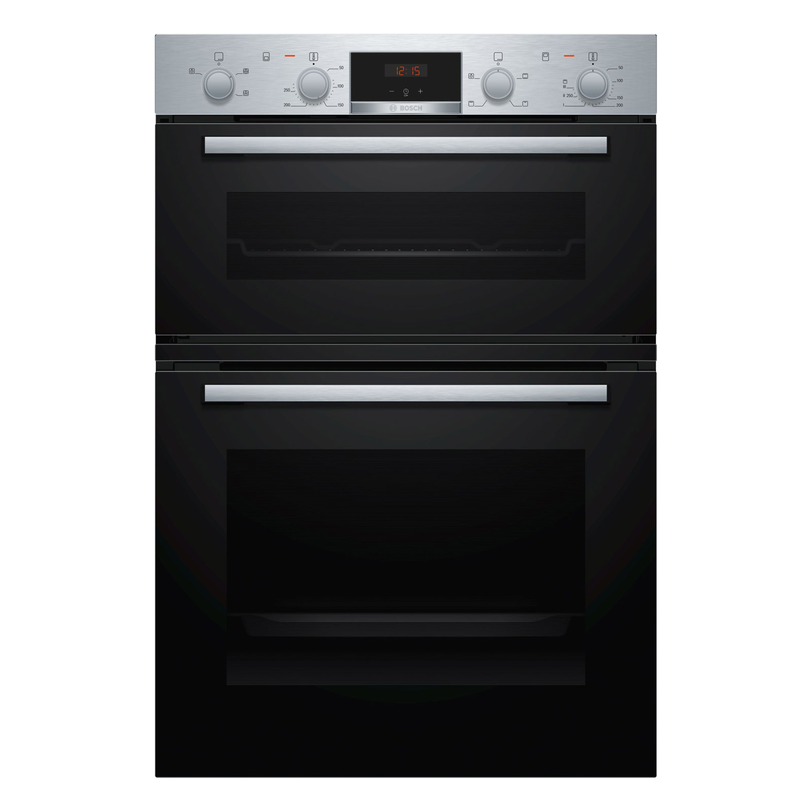 Bosch MHA133BR0B Series 2 Built In Double Oven in Brushed Steel