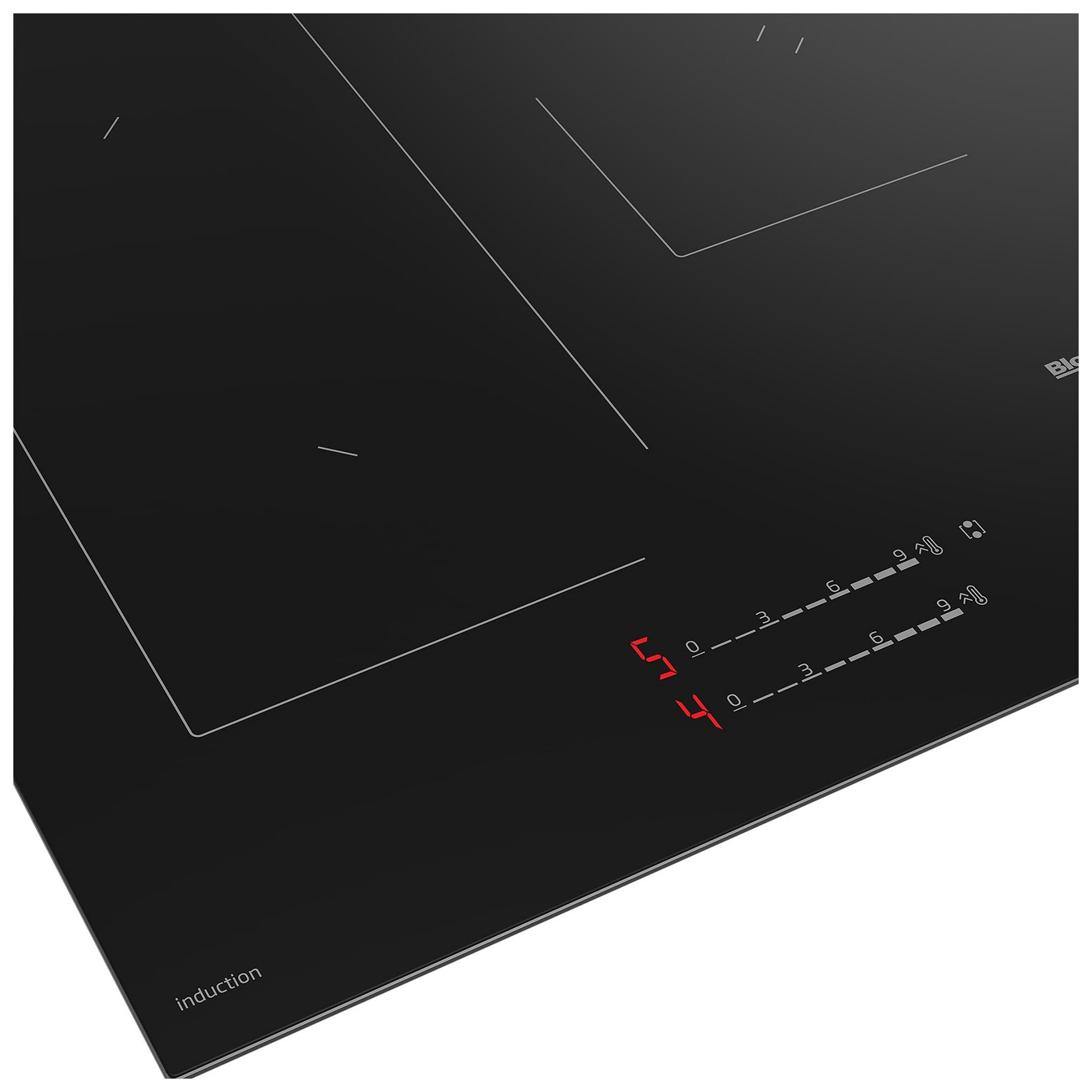 Blomberg MIX55487N 78cm 5 Zone Induction Hob in Black Glass Touch Cont, photo 5