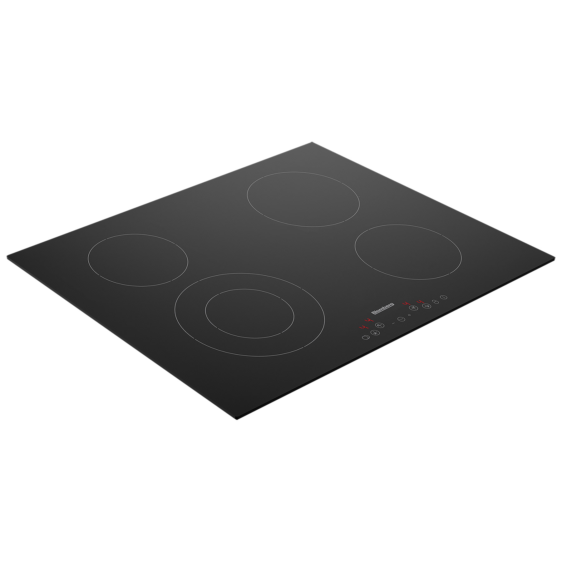 Blomberg MKN54212 60cm 4 Zone Frameless Ceramic Hob in Black Glass, photo 4