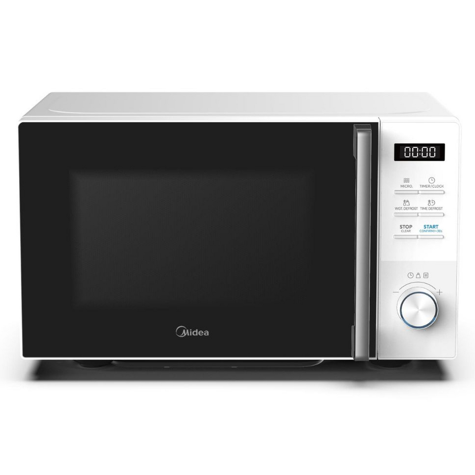 Midea MMO AM20VBPF 20L Solo Microwave Black Silver Inverter Technology
